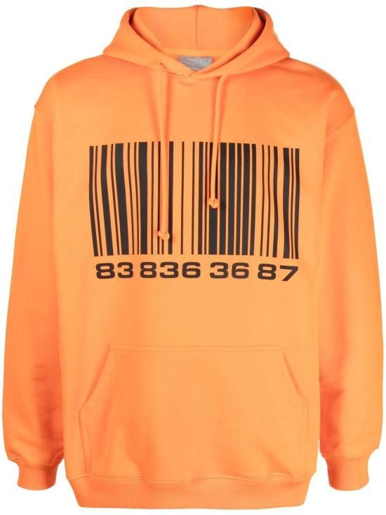 VTMNTS VTMNTS Women Hoodies VL14HD200O BARCODEFLUOORANGE Orange Size XL / US 12-14 / IT 48-50 - 1 Thumbnail