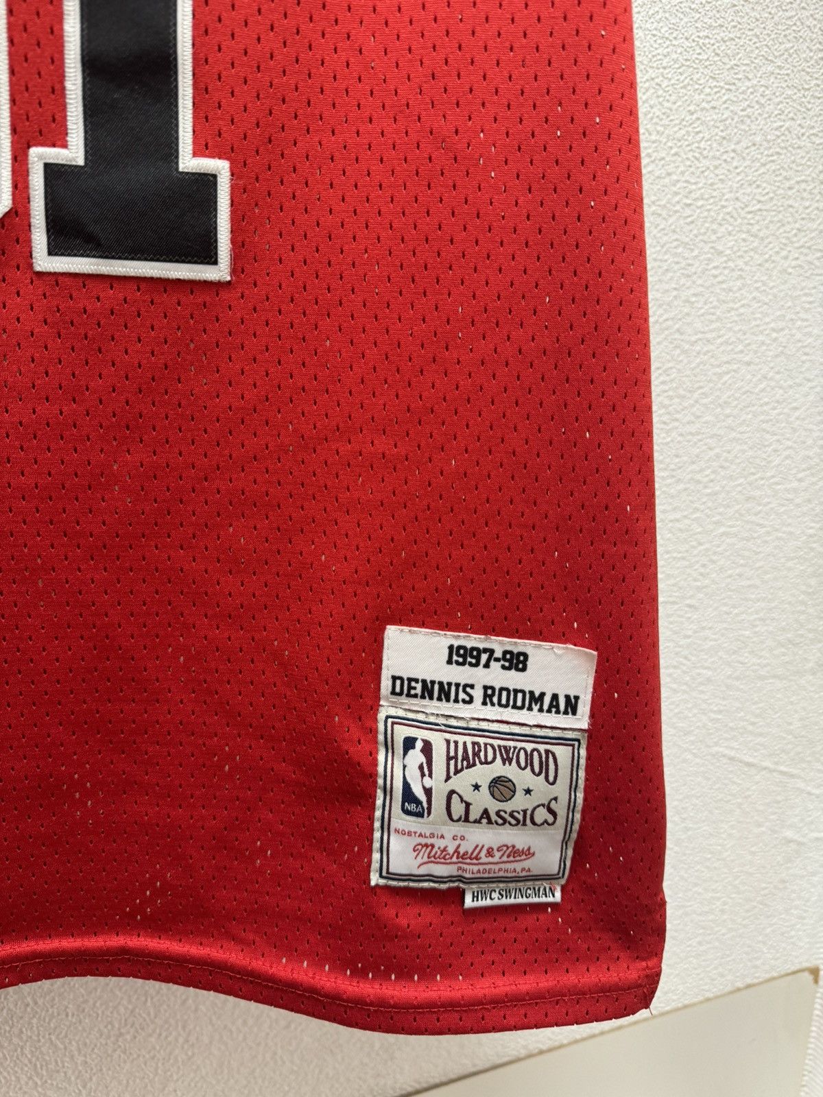 NBA Rodman 91 nba vintage jersey Chicago bulls mitchell & ness L Size US L / EU 52-54 / 3 - 7 Thumbnail