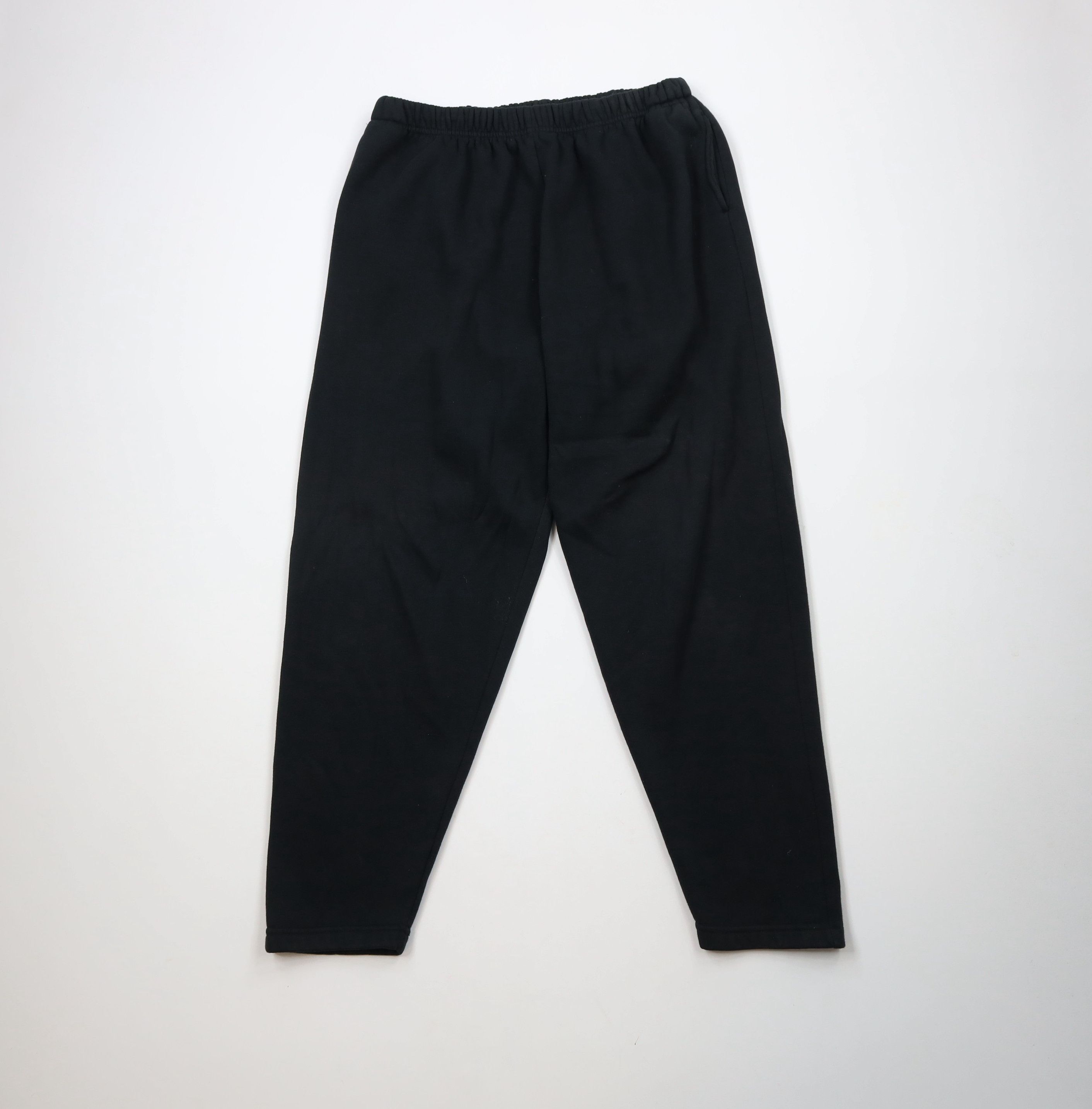 Vintage Vintage 90s Streetwear Tapered Leg Sweatpants Pants Black Size 22" - 1 Thumbnail