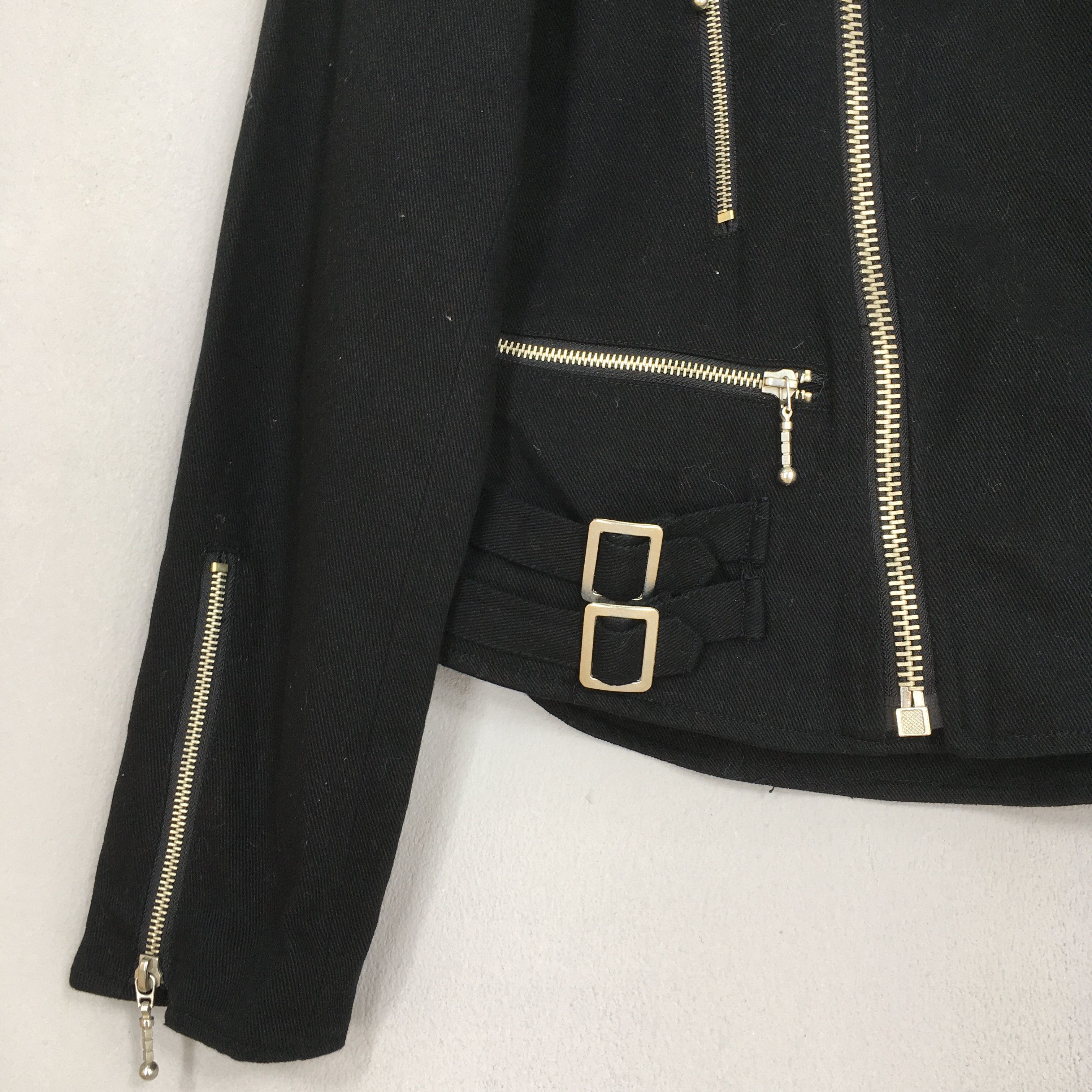 Punk and Yo Double Collar Punk Multi Zipper Jacket Medium Size US M / EU 48-50 / 2 - 3 Thumbnail