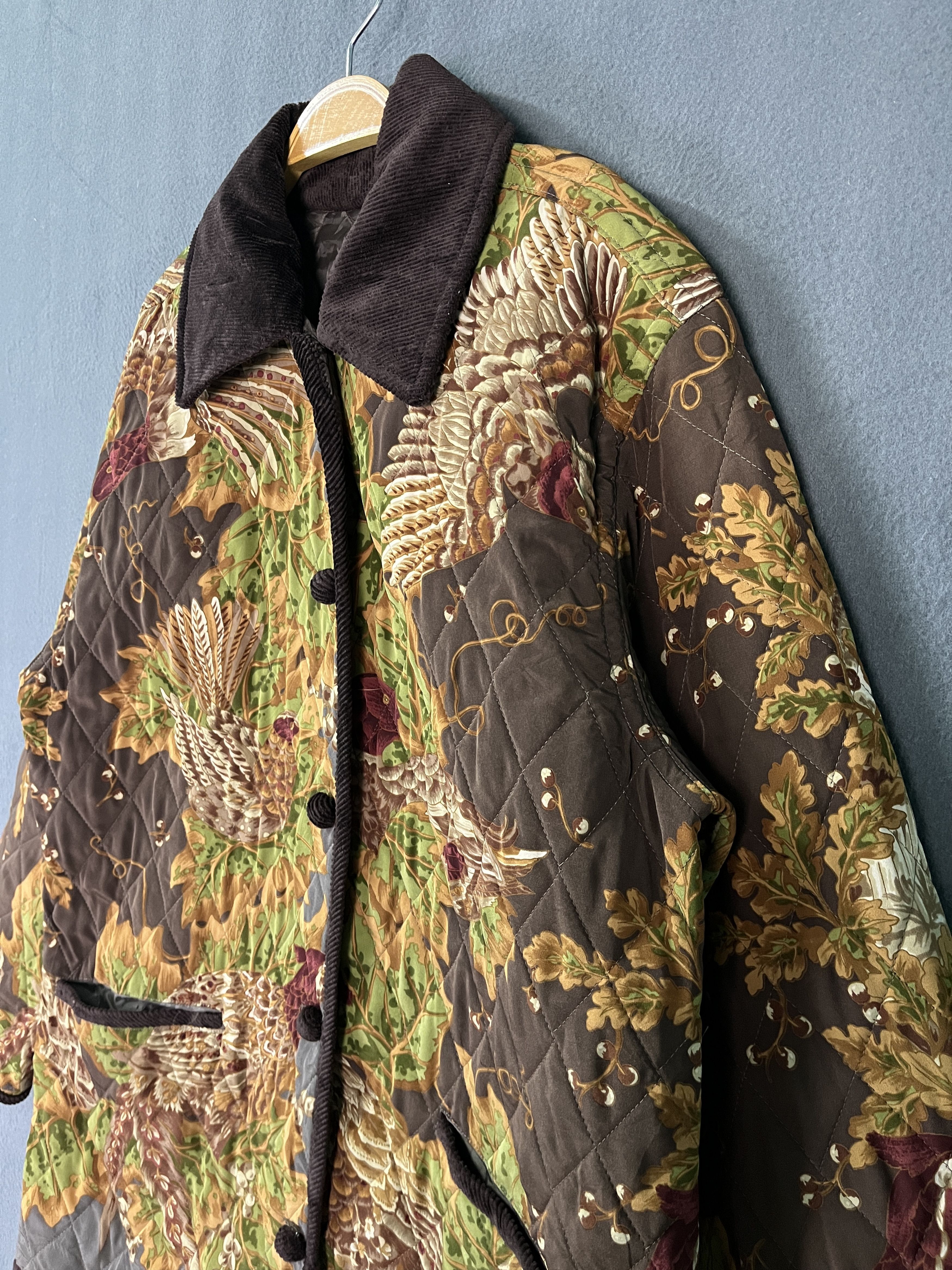 Japanese Brand Artwork of Noble American with Nature AOP Quilted Jacket Size US M / EU 48-50 / 2 - 7 Thumbnail