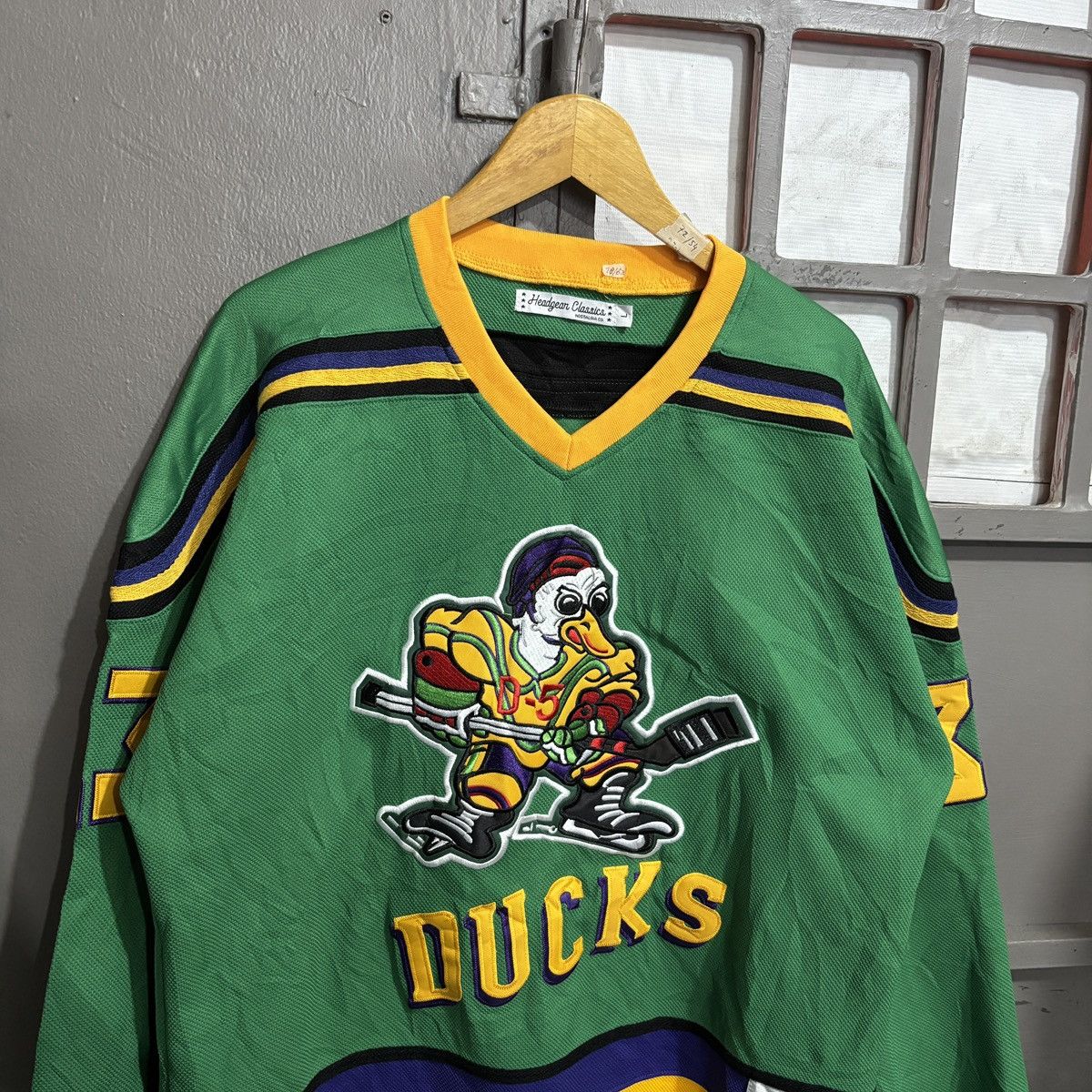 Japanese Brand GOLDBERG From The Mighty Ducks Movie Jersey Hockey Jersey Size US XL / EU 56 / 4 - 3 Thumbnail