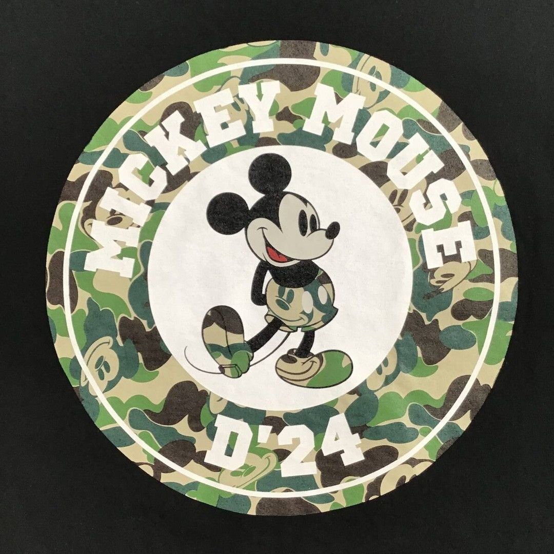 Bape × Disney BAPE × Disney Mickey Mouse T-shirt ABC camo a bathing ape Size US L / EU 52-54 / 3 - 3 Thumbnail