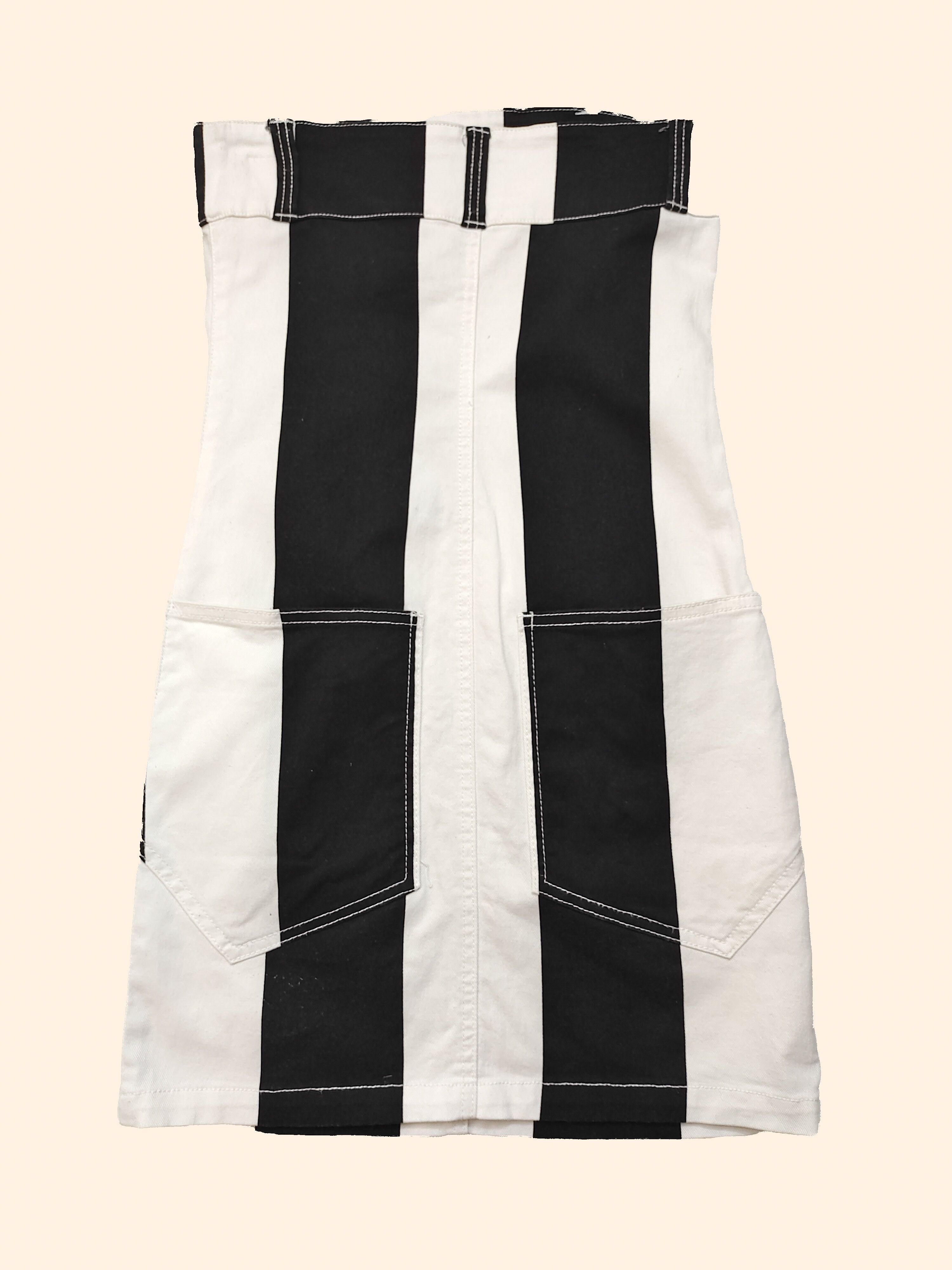 Cheap Monday × Japanese Brand CHEAP MONDAY DENIM SKIRT Size 29" - 2 Thumbnail