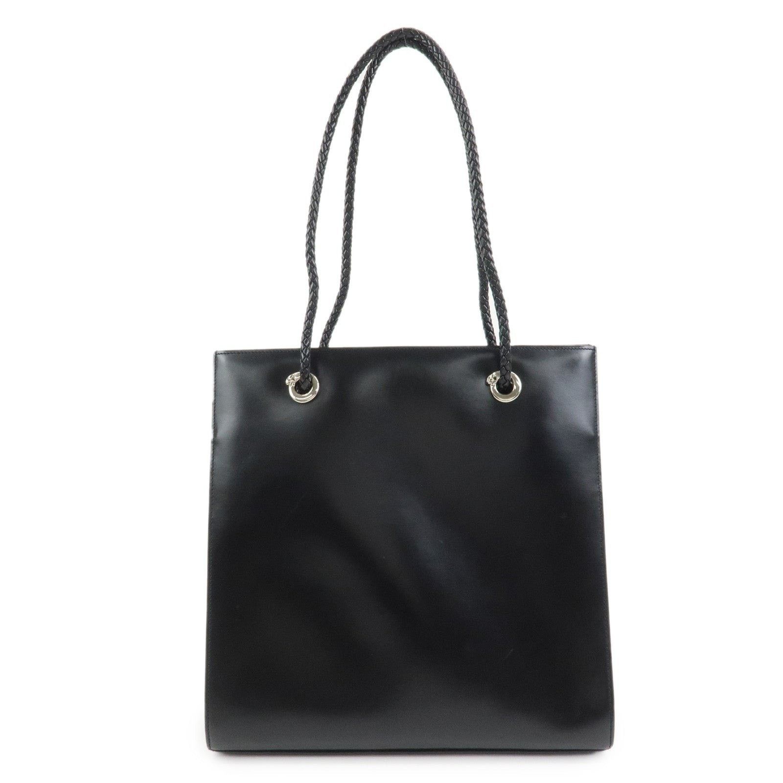Cartier Cartier Leather Shoulder Tote Black Size ONE SIZE - 1 Thumbnail
