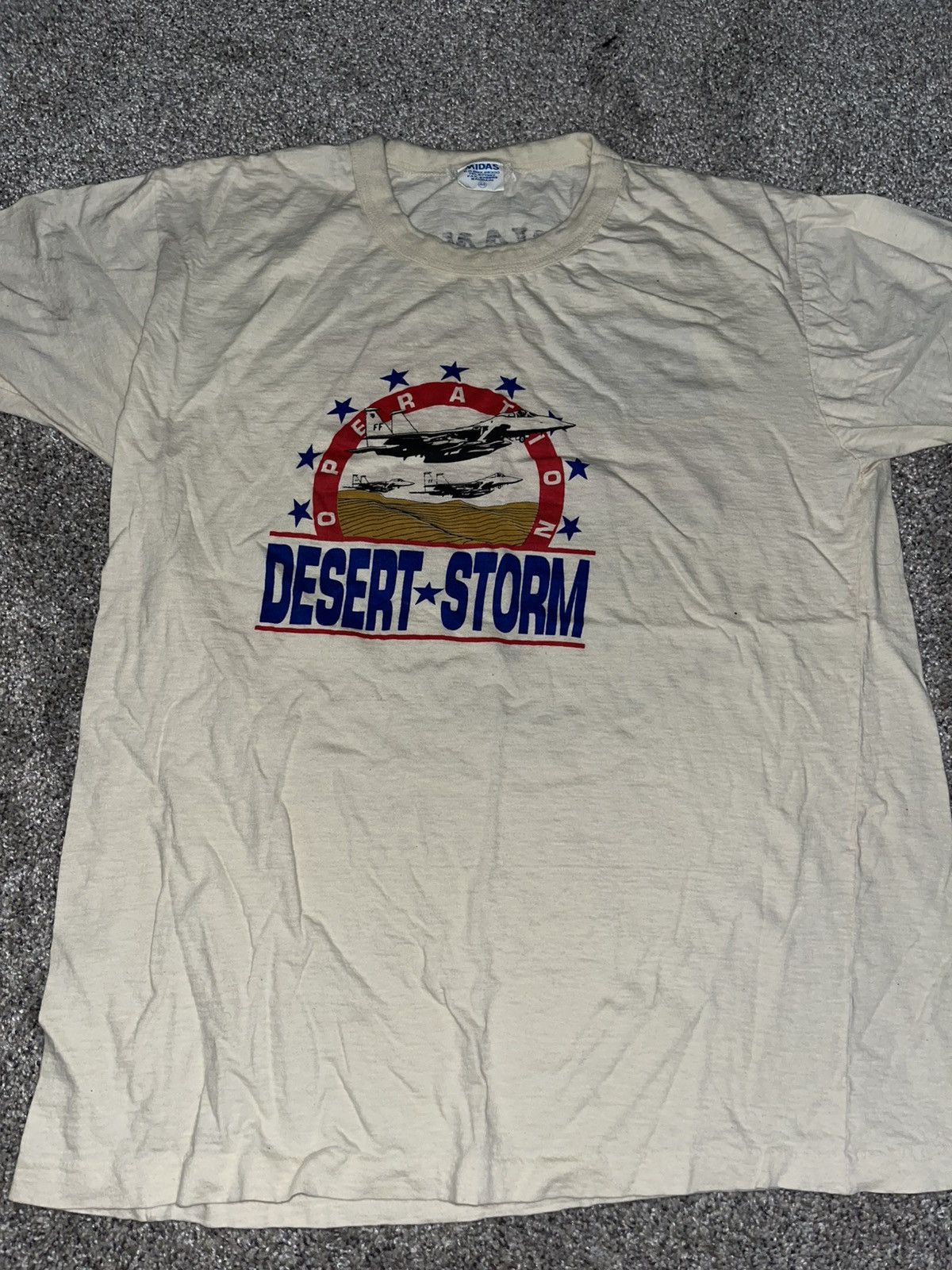 Vintage INSANE 1990 Desert Storm Tee Size US M / EU 48-50 / 2 - 1 Thumbnail