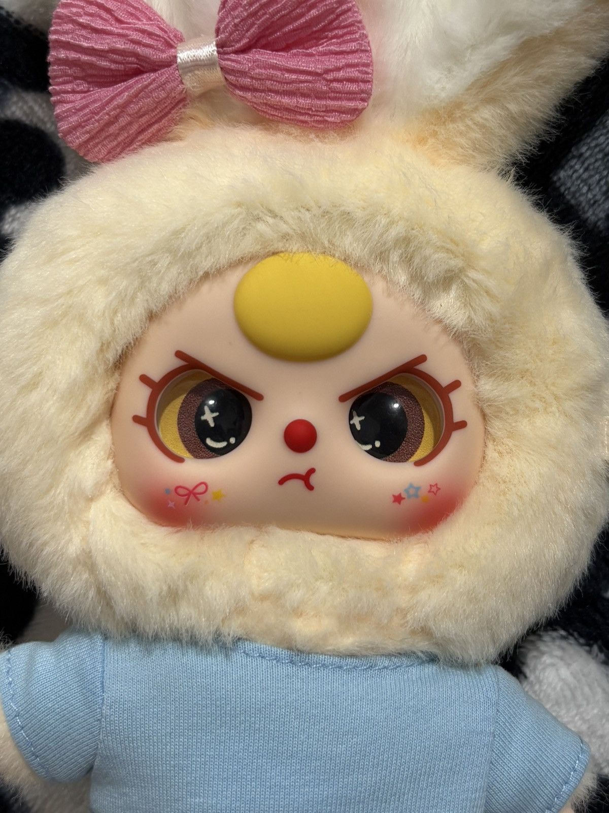 Other Baby Three Bunny Macaron V1 Plush Keychain Size ONE SIZE - 2 Thumbnail