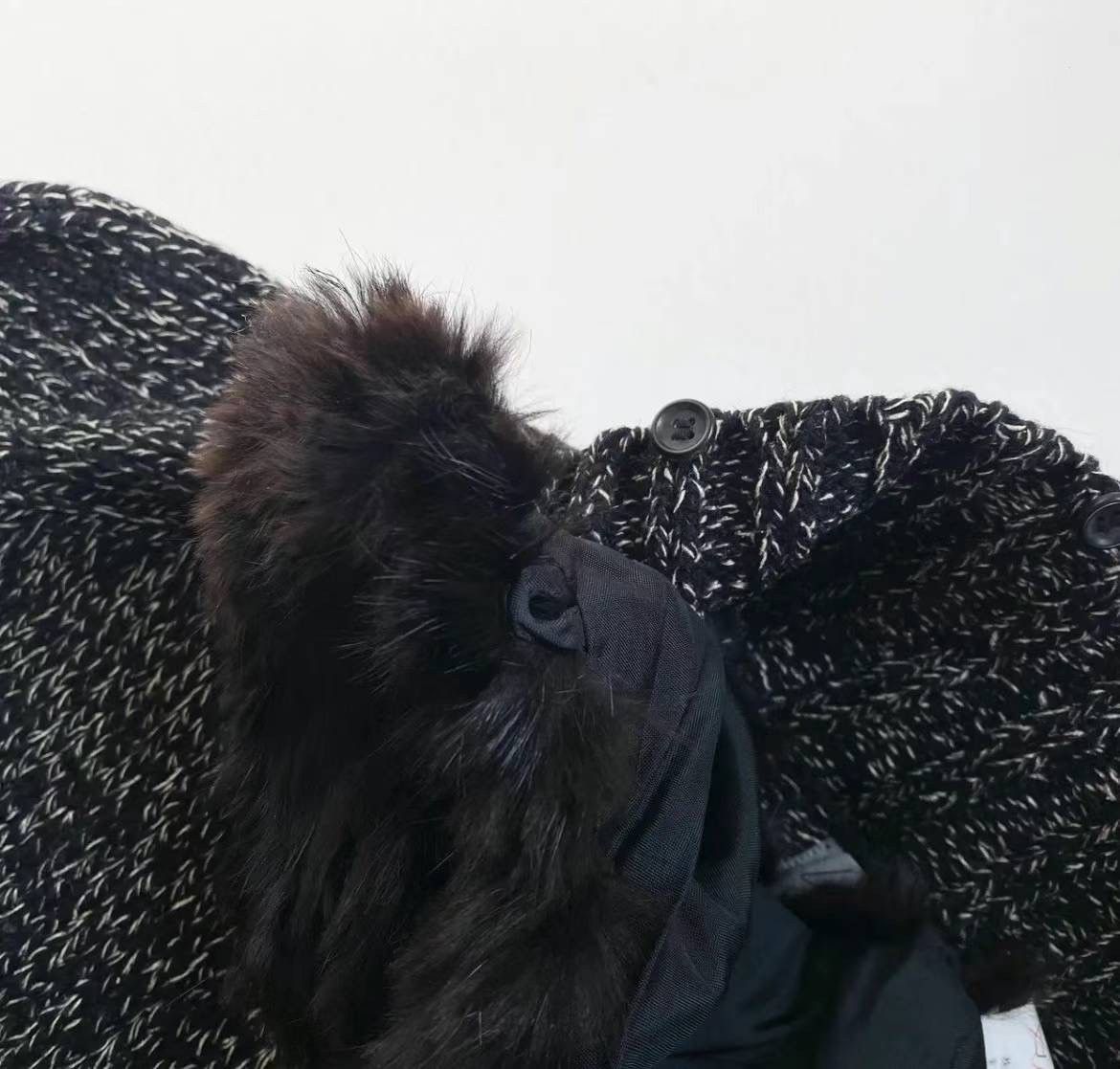 Yohji Yamamoto Yohji Yamamoto POUR HOMME drivers knit with a rabbit far Size US L / EU 52-54 / 3 - 5 Thumbnail
