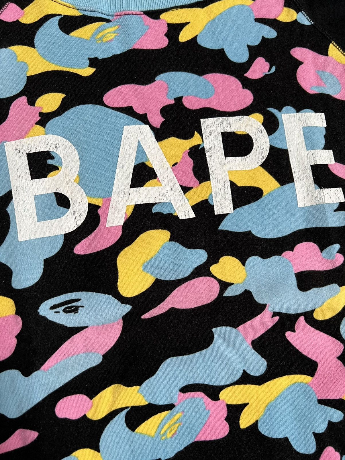 Bape A Bathing Ape Cotton Candy Camo Logo Sweatshirt Size US M / EU 48-50 / 2 - 3 Thumbnail