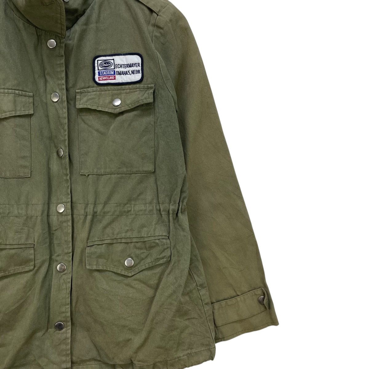 Japanese Brand × Vintage Japanese Brand Military Jacket Floral Skul Printed Size M / US 6-8 / IT 42-44 - 5 Thumbnail