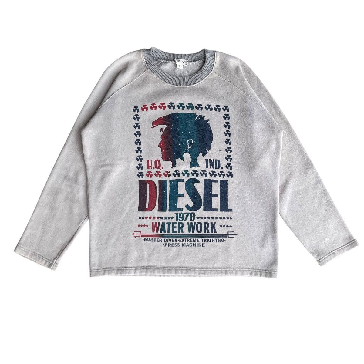 Diesel × Vintage Diesel Sweatshirt Size M to L Size US L / EU 52-54 / 3 - 1 Thumbnail