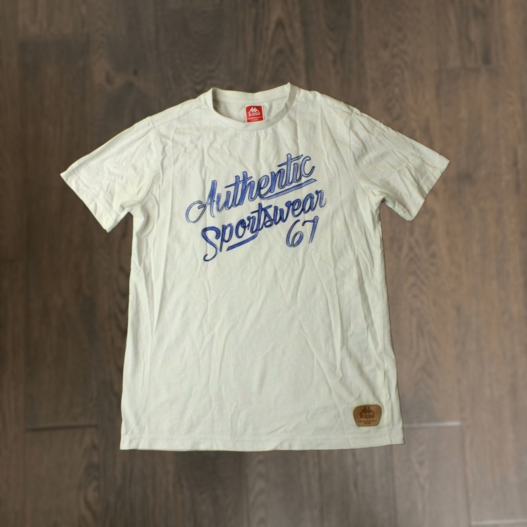 Kappa Kappa Mens Shirt T-Shirt Jersey Tee Trikot White XS? Size US M / EU 48-50 / 2 - 1 Thumbnail