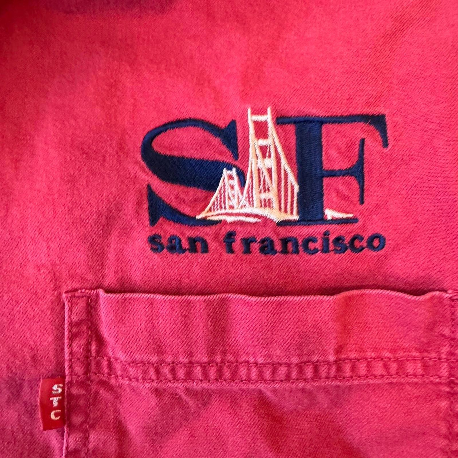 American Apparel × Vintage Red San Francisco S.T. Collection shirt with a relaxed fit Size US M / EU 48-50 / 2 - 2 Thumbnail