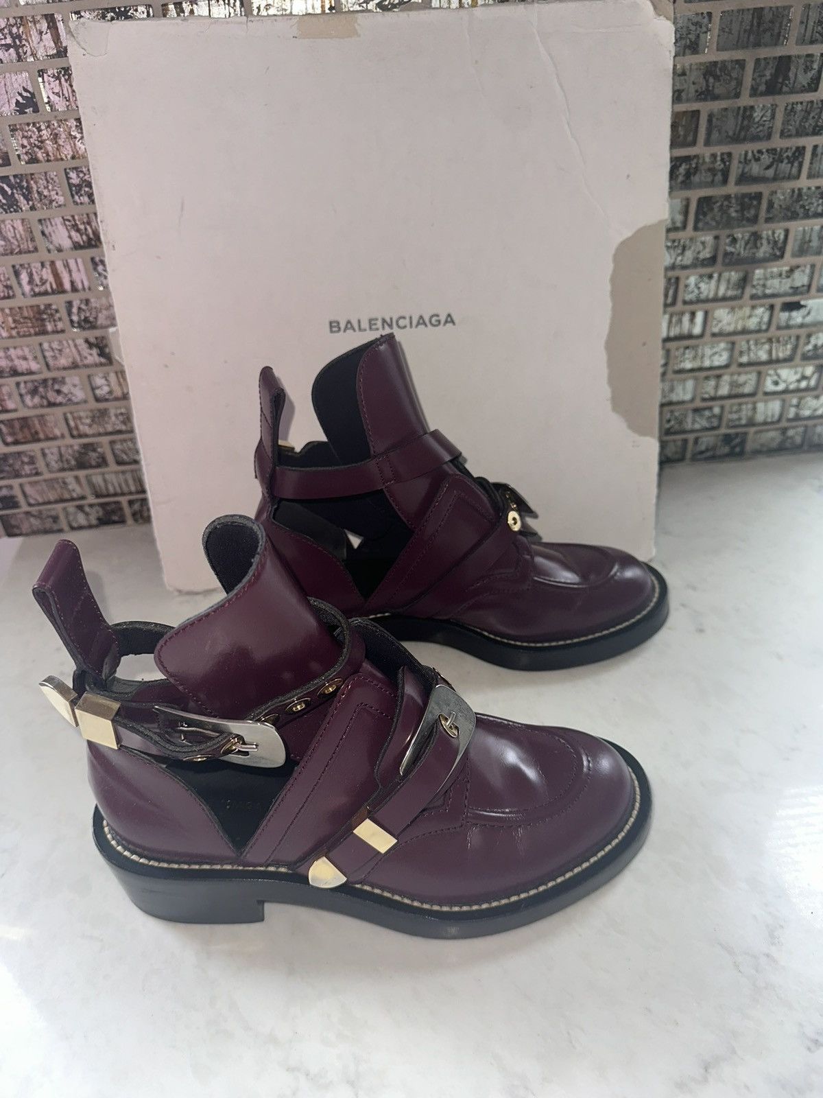 Balenciaga BALENCIAGA - CEINTURE ANKLE BOOTS Size 8 Size US 8 / IT 38 - 13 Thumbnail