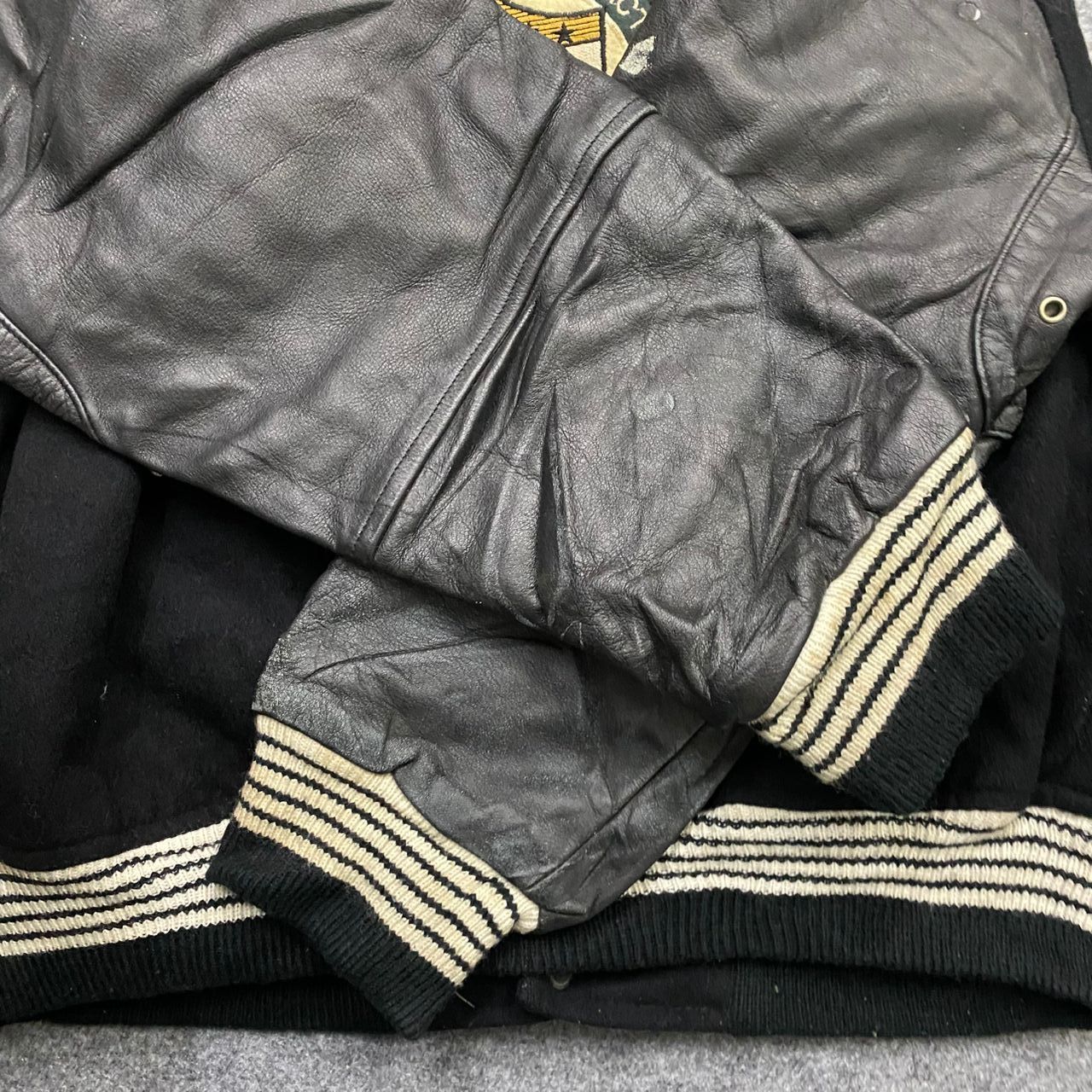 Japanese Brand 💥Best Offer💥Vintage Men's Ba-tsu Spirit Varsity Jacket Size US L / EU 52-54 / 3 - 10 Thumbnail