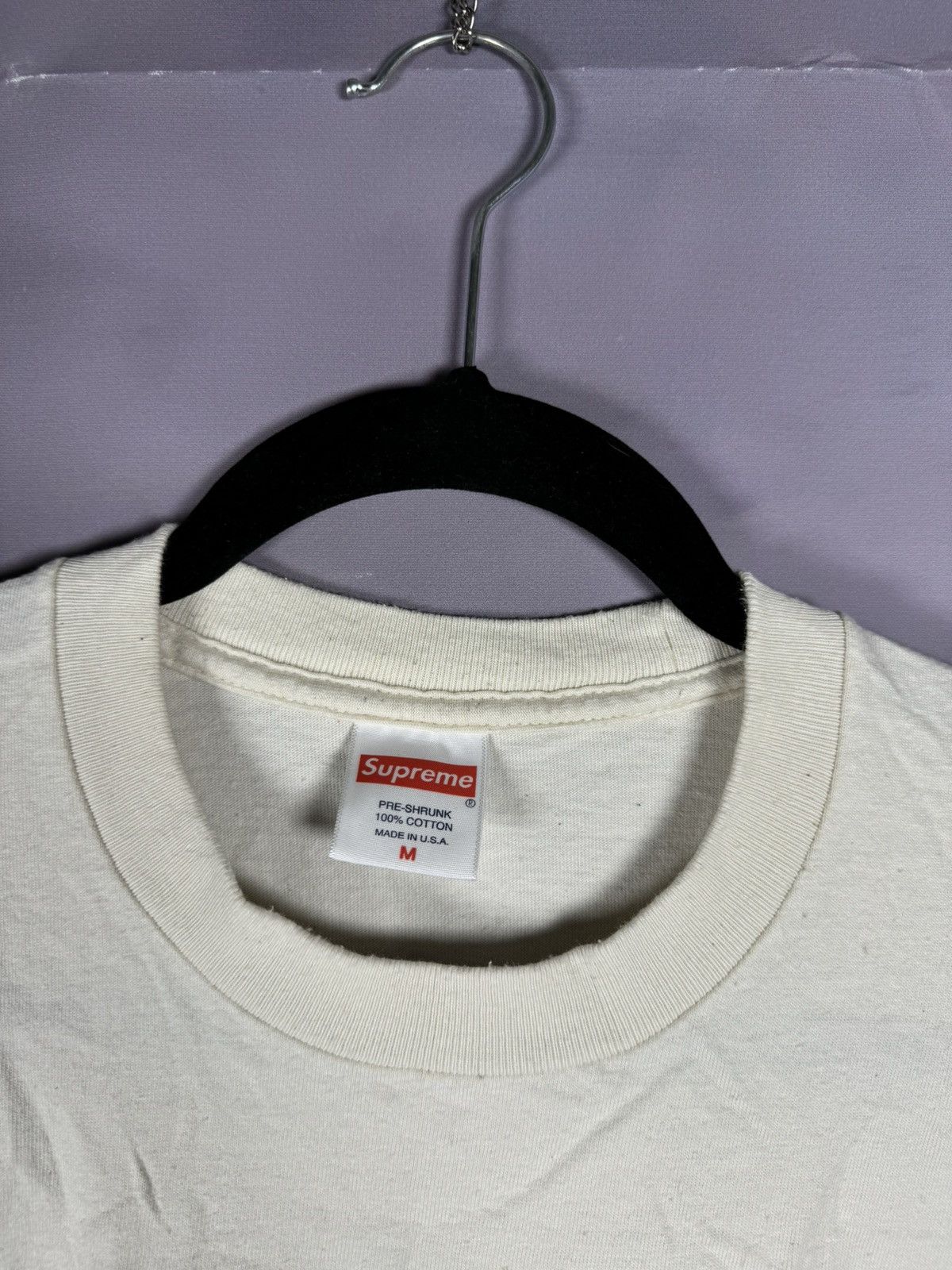 Supreme × Vintage Supreme Freaking Out Tee Beige Medium Authentic Streetwear Size US M / EU 48-50 / 2 - 7 Thumbnail