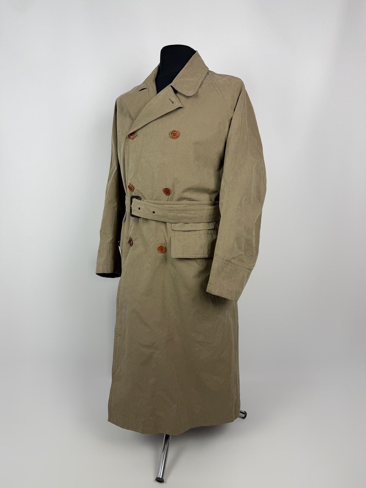 L’Impermeabile Italia Beige Louis Trench Belted Coat 54
