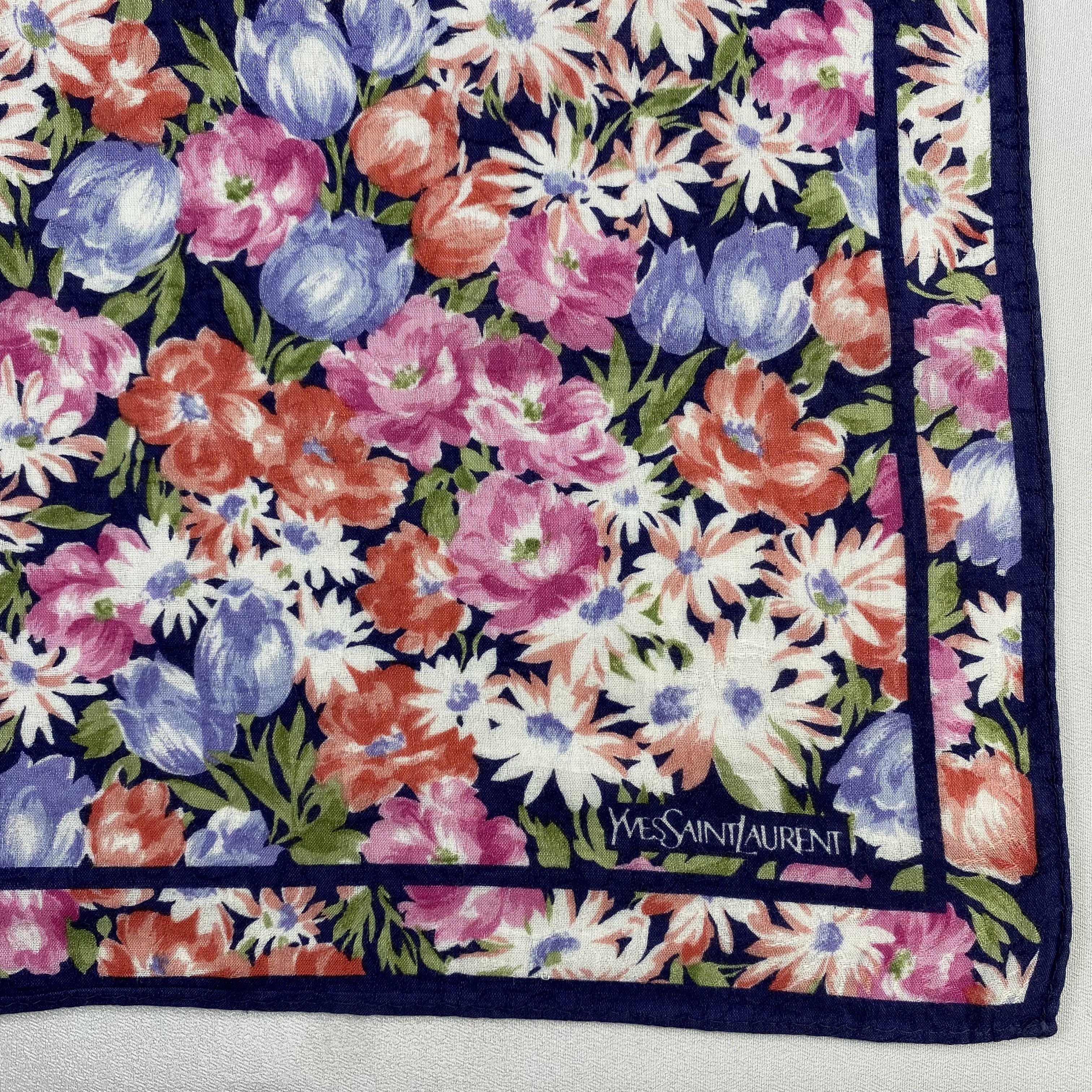 Vintage Yves Saint Laurent Handkerchief / Neckerchief / Bandana Size ONE SIZE - 3 Thumbnail