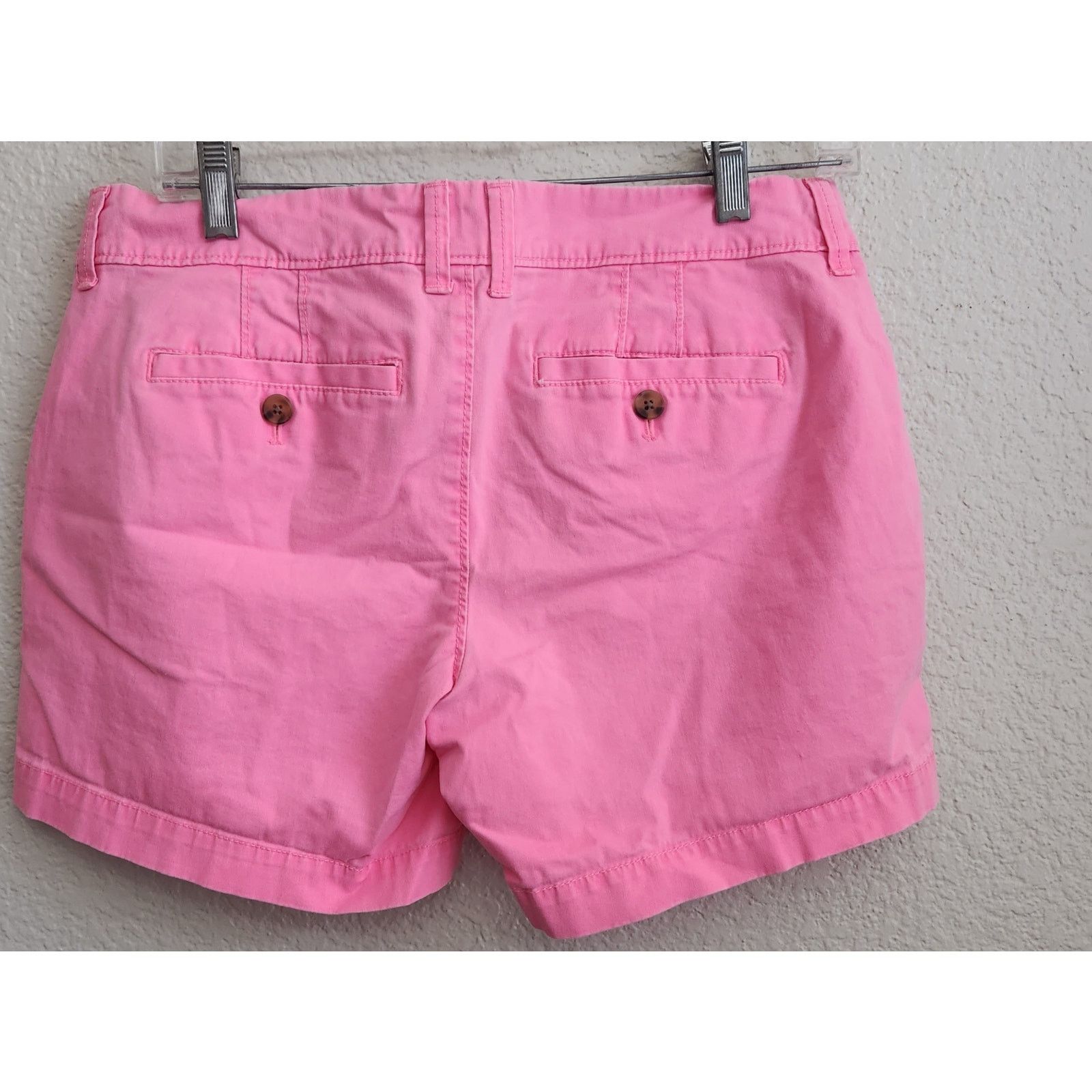 Old Navy Old Navy Pink Flat Front Chino Shorts 6 Lightweight Soft Size 28" / US 6 / IT 42 - 3 Thumbnail