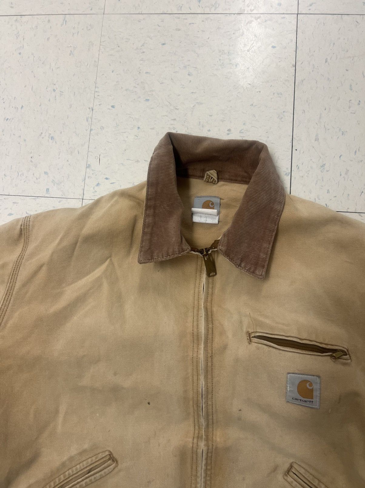 Carhartt × Vintage Distressed Vintage Carhartt Detroit Jacket Size US L / EU 52-54 / 3 - 2 Thumbnail