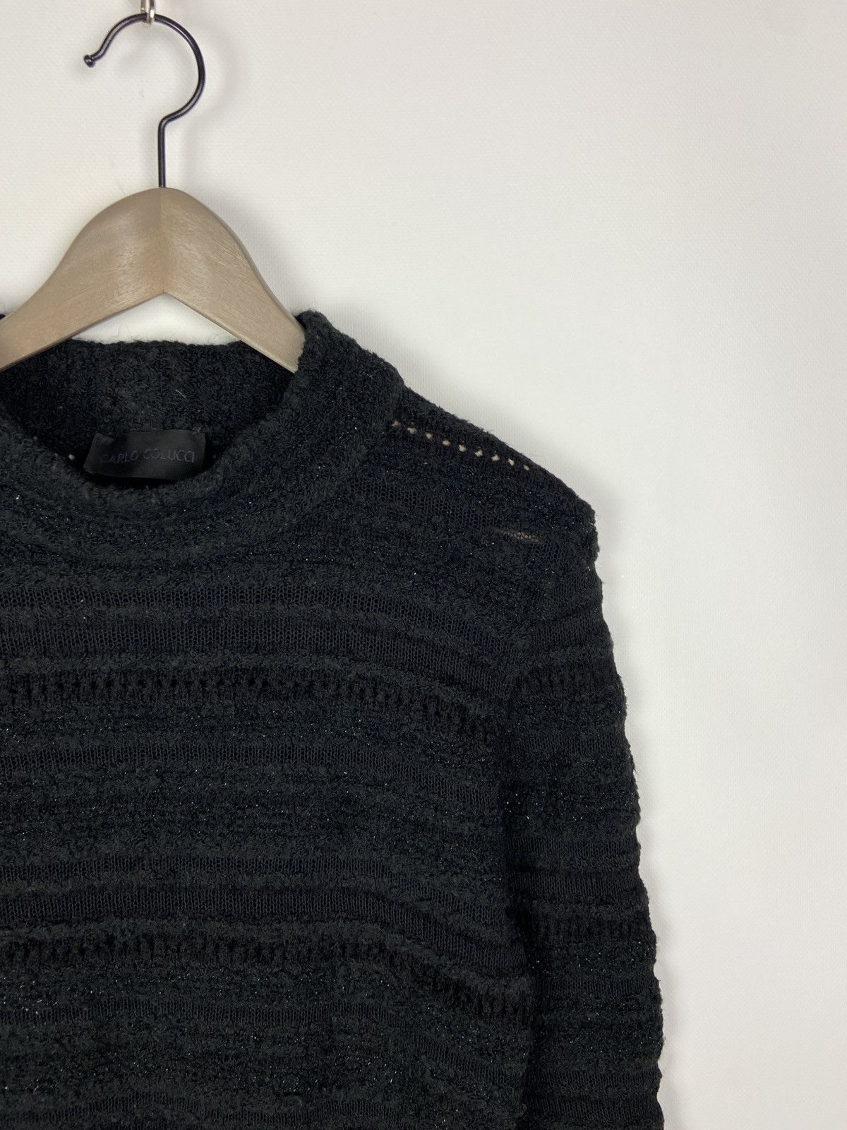 Carlo Colucci × Designer Vintage Carlo Colucci Womens Abstractical Wool Sweater Sz 38 Size XS / US 0-2 / IT 36-38 - 7 Thumbnail
