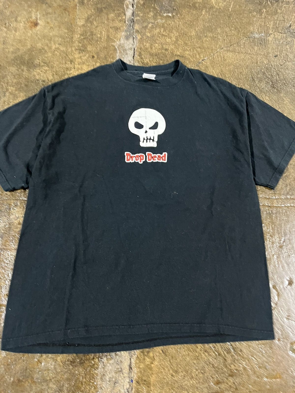Vintage Crazy Vintage Drop Dead Skull Y2K Sid Toy Story Grunge Tee Size US XL / EU 56 / 4 - 3 Thumbnail