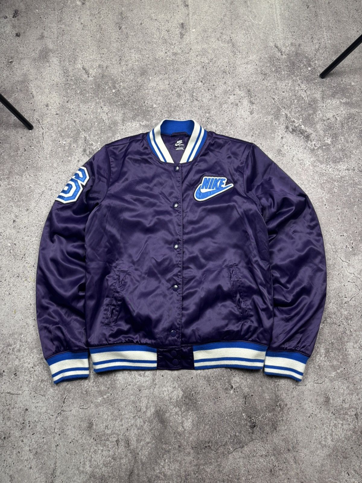 Nike Vintage Nike 90s Y2K Bomber Jacket Big Logo Japanesse Boxy Size L / US 10 / IT 46 - 1 Thumbnail
