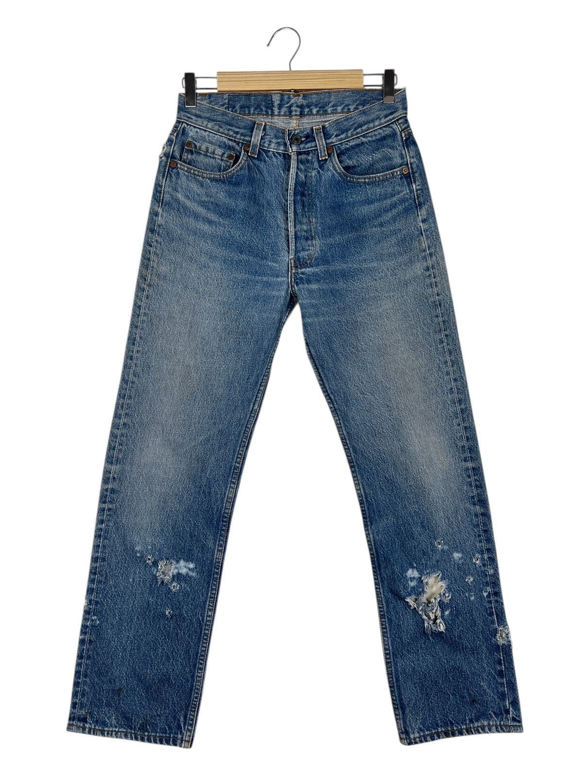 🔥 80s Vintage Levis 501 Denim Jeans Made In Usa - Size 29