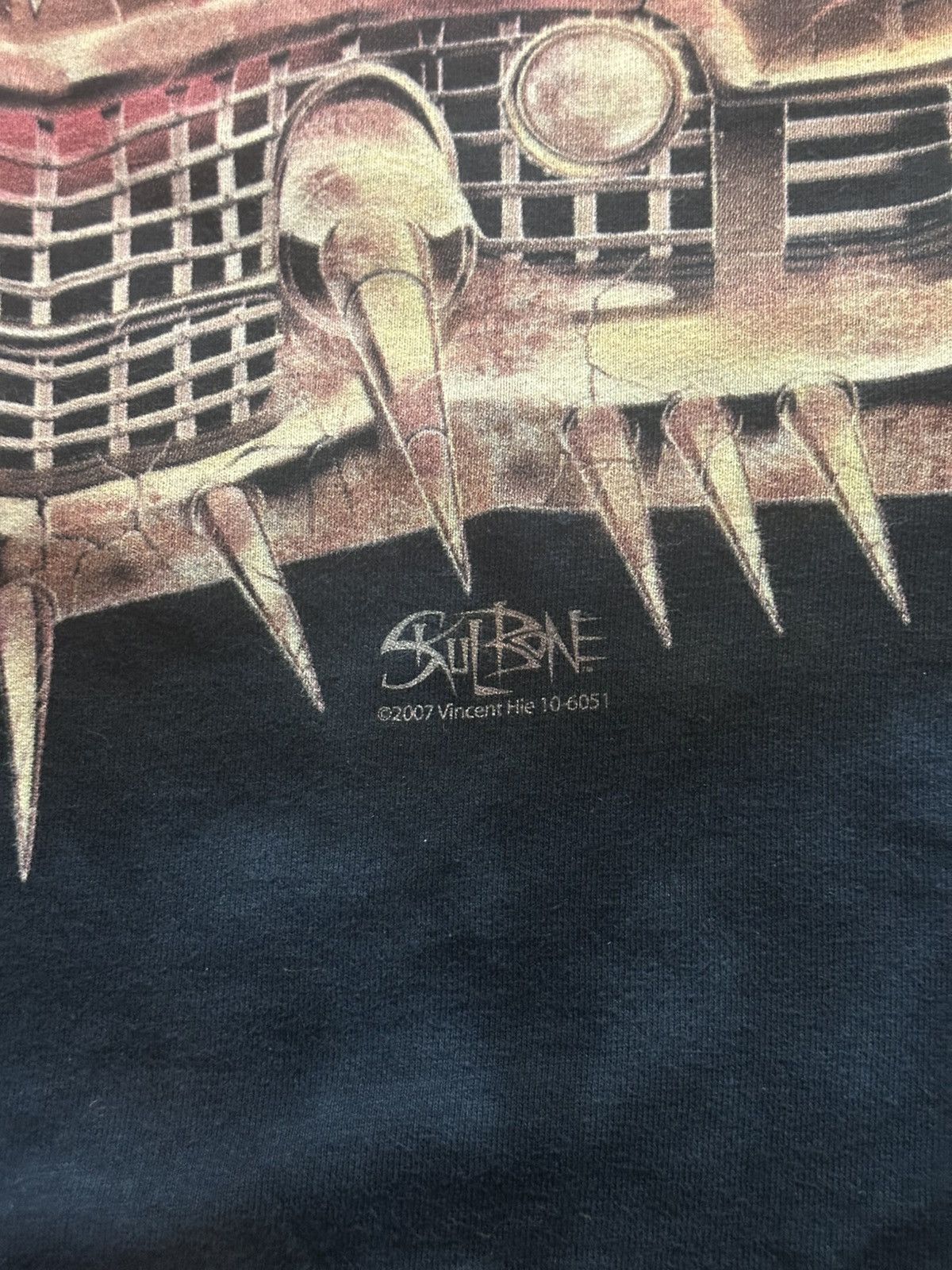 Other XL Y2K 2007 Skulbone Route 666 Devil Hot Rod Black Size US XL / EU 56 / 4 - 2 Thumbnail