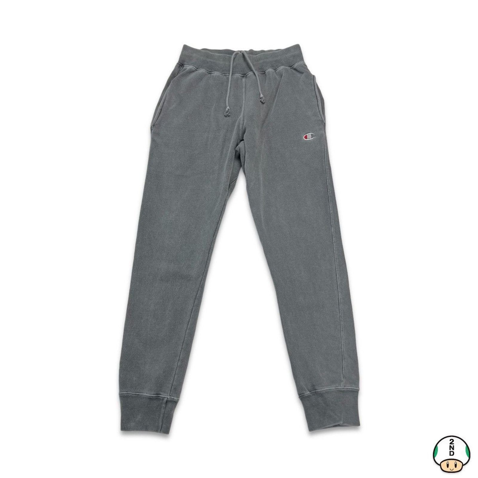Champion × Vintage Champion Sweatpants Small Reverse Weave C Logo Fleece Jogger Size US 27 - 1 Thumbnail