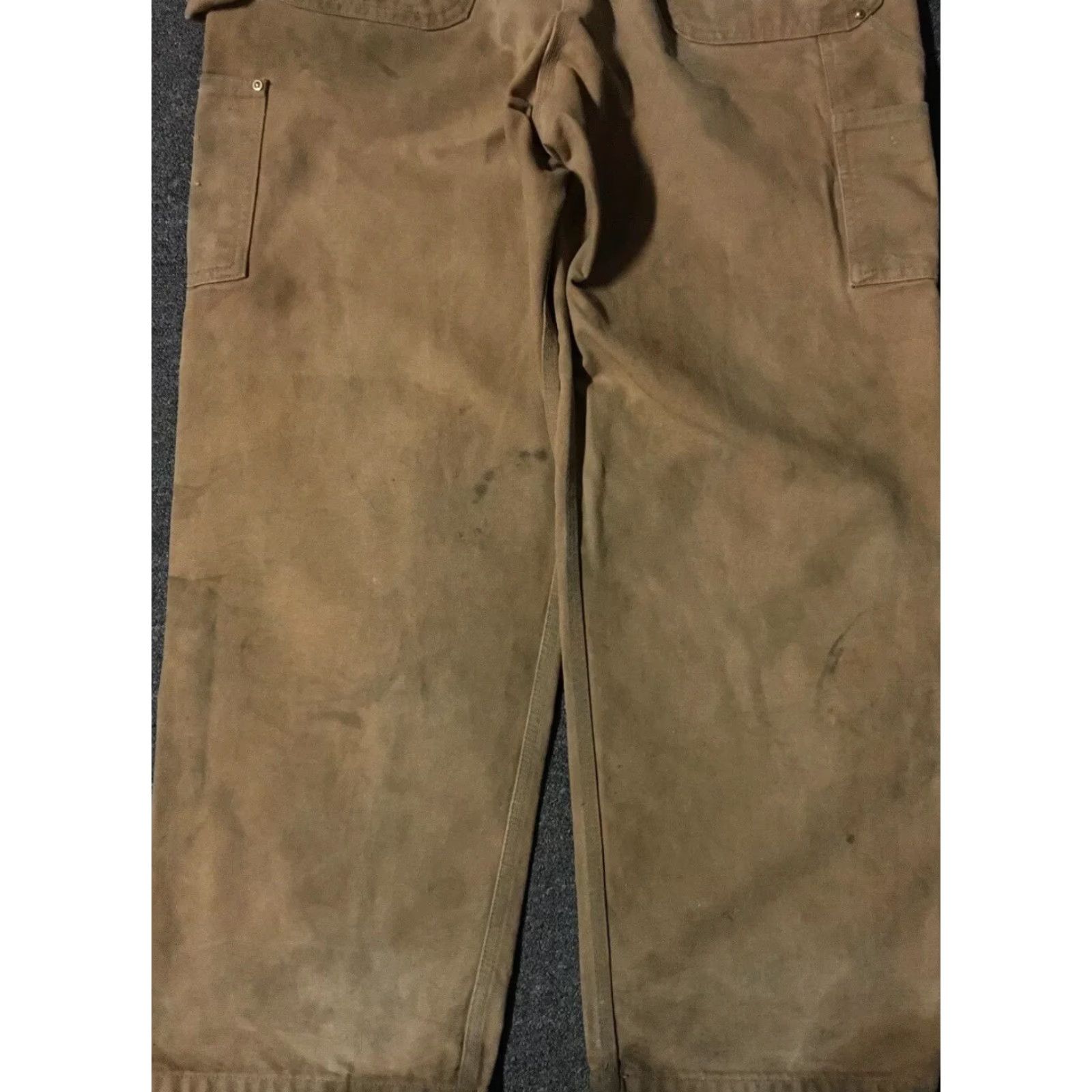 Carhartt Vtg Carhartt Overalls 36 30 Distressed Faded 80s 90s Grunge Punk Workwear USA Men Size 36 Tan Size US 36 / EU 52 - 6 Thumbnail