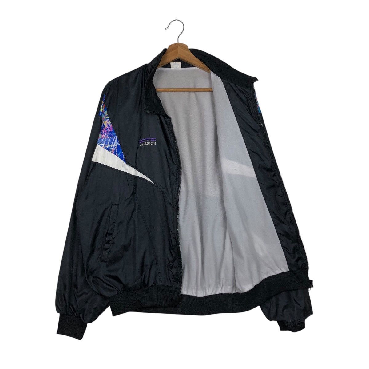 Japanese Brand 📌Vintage Light Bomber Jacket Zipper Asics Streetwear Size US L / EU 52-54 / 3 - 12 Thumbnail