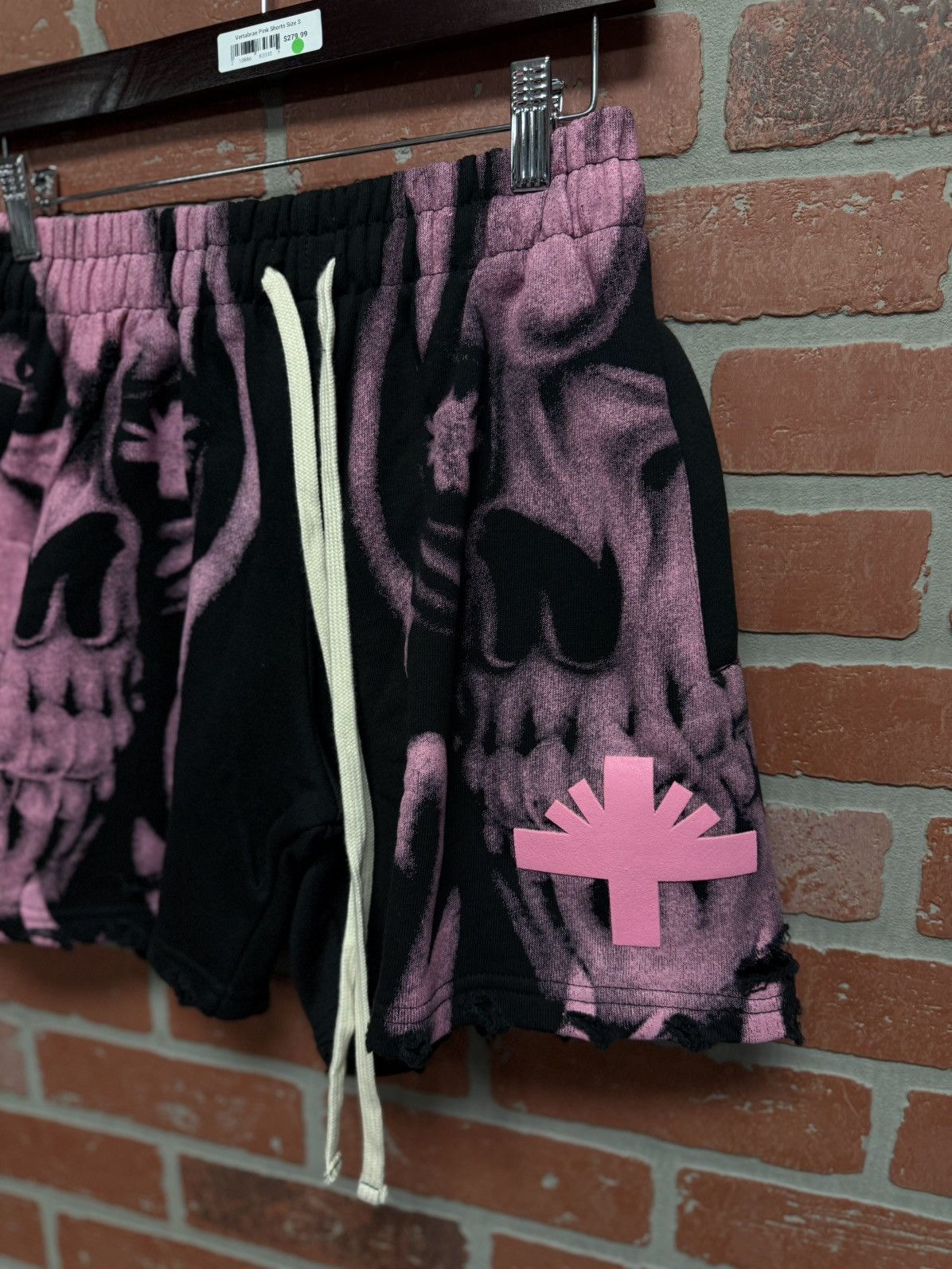 Vertabrae Vertabrae Skull Shorts Pink Size Small New Size US 28 / EU 44 - 3 Thumbnail