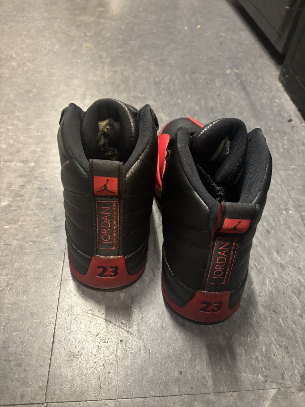 Jordan Brand × Nike Air Jordan 12 Retro “Flu Game” Black and Varsity Red Size US 10 / EU 43 - 3 Thumbnail