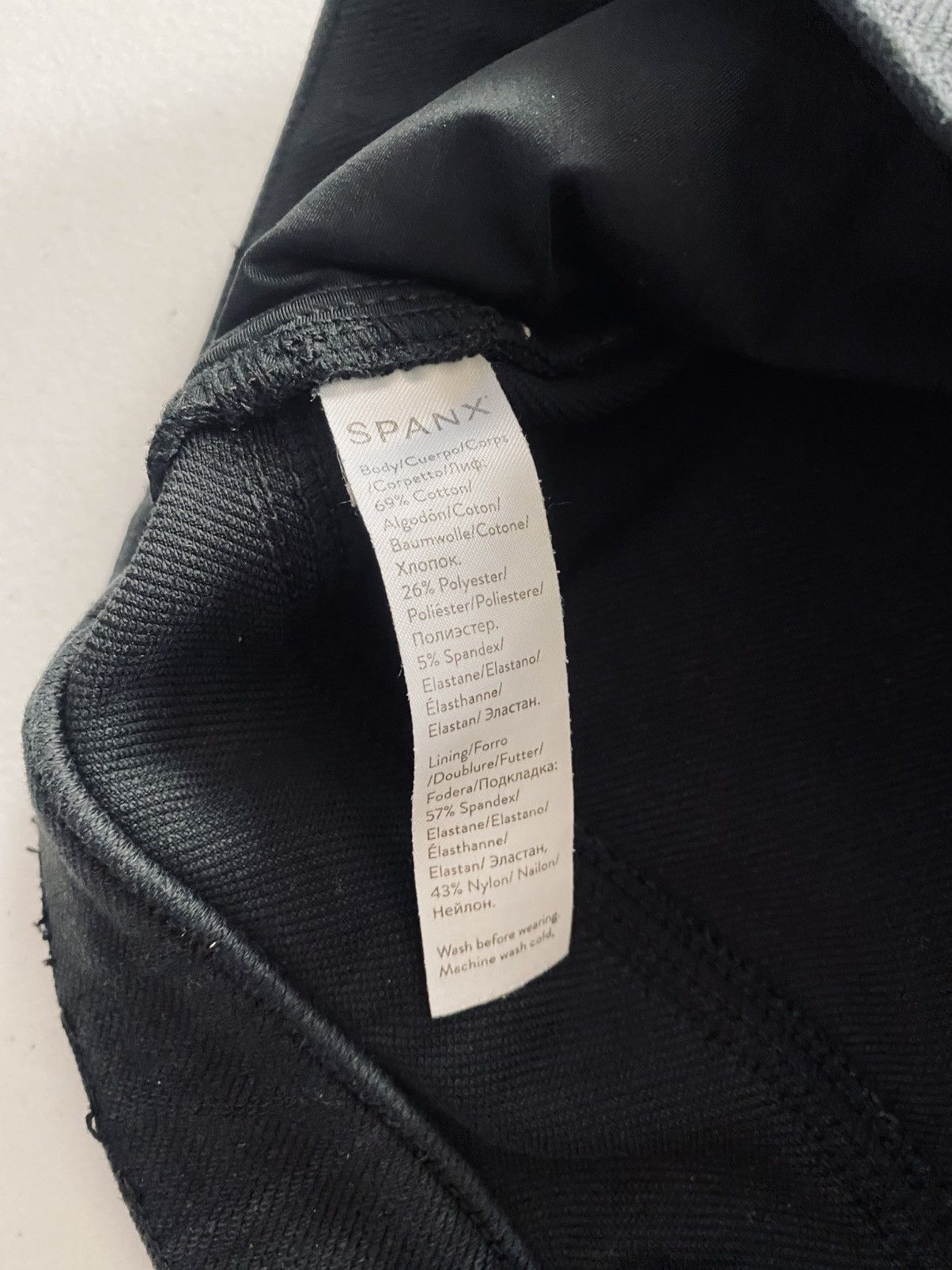 Spanx Spanx Jean-ish Ankle Leggings Black Seamless Lg 20018R VGC Size 32" / US 10 / IT 46 - 9 Thumbnail