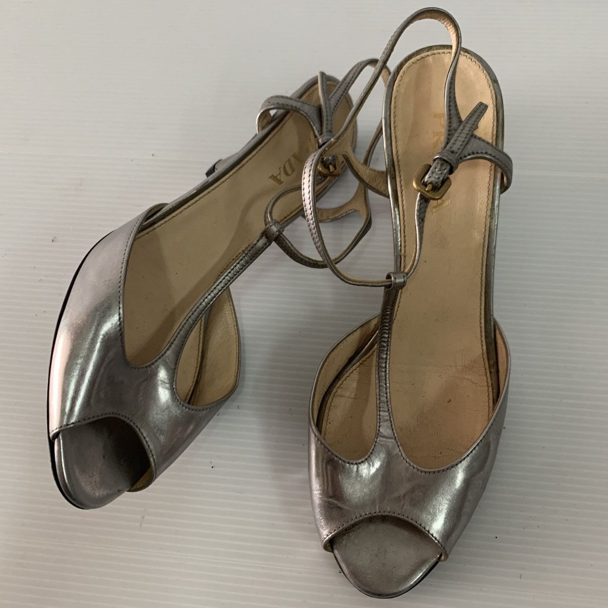 Prada Prada Leather Heels Size US 6 / IT 36 - 10 Thumbnail