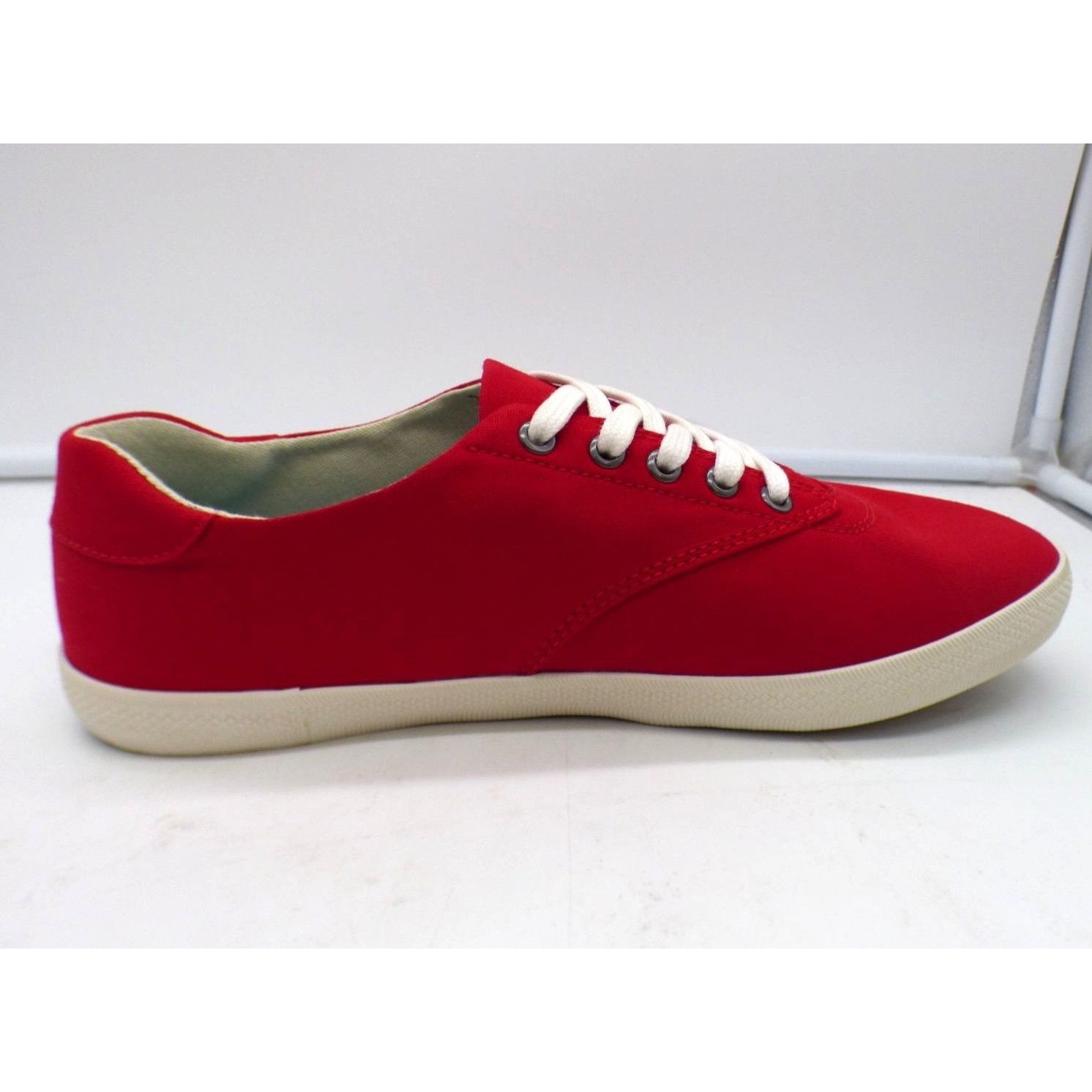 SeaVees SeeVees Women’s Palm Ave Plimsoll Sneakers, Cherry, Sz.9 Size US 9 / IT 39 - 13 Thumbnail