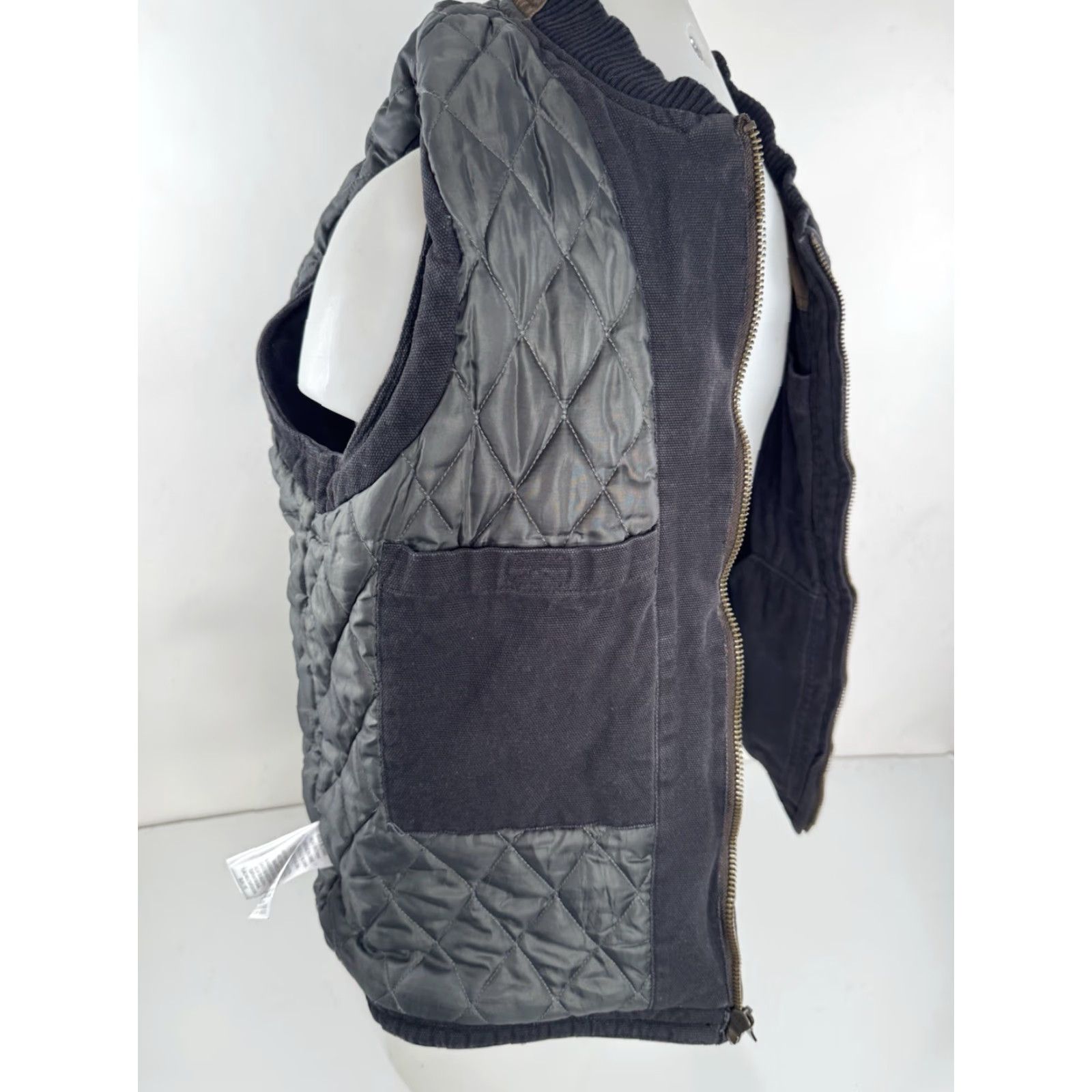 Ford FORD F-150 Canvas Vest Mens M Zip Heavy Duty Gray Cotton Canvas Pocket Ford F-150 Vest M Mens Zip Size US M / EU 48-50 / 2 - 6 Thumbnail