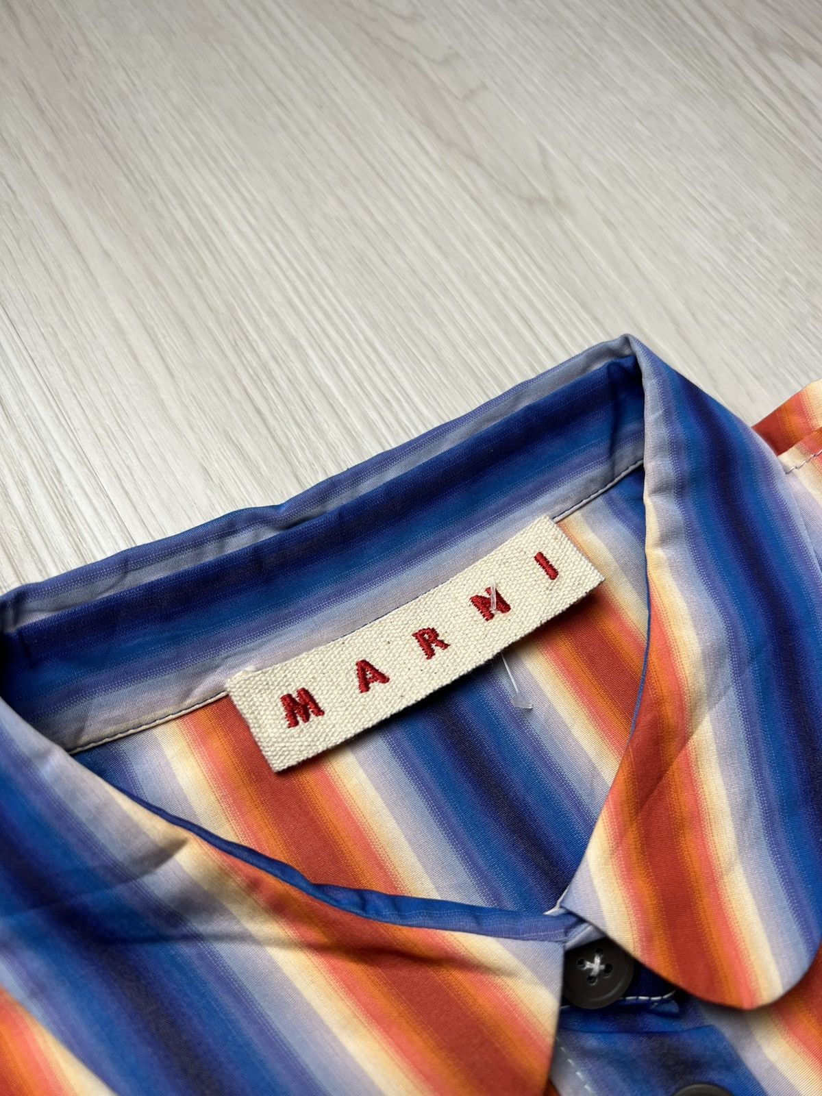 Marni Marni Gradient Striped Shirt Size US S / EU 44-46 / 1 - 5 Thumbnail