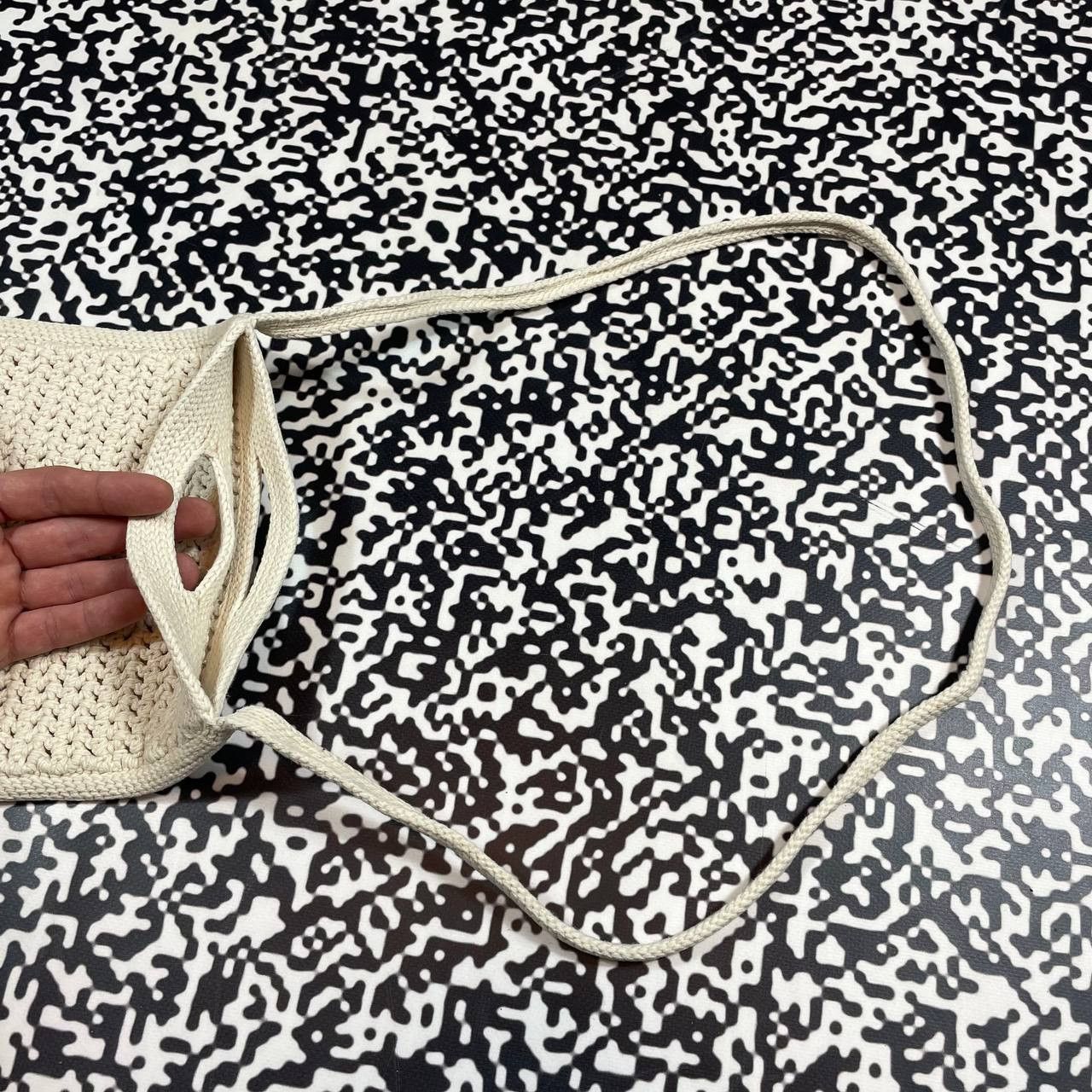 Japanese Brand Vintage 90s Japanese Knit Shouder Crossbody Retro Bag Size ONE SIZE - 10 Thumbnail