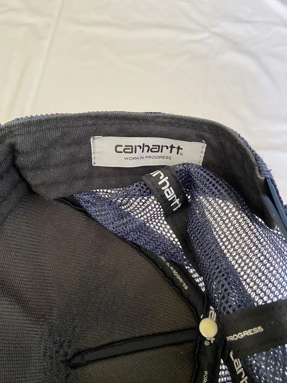 Carhartt VINTAGE CARHARTT CAP TRUCKER DAD HAT BIG LOGO Y2K FADED SKAT Size ONE SIZE - 12 Thumbnail