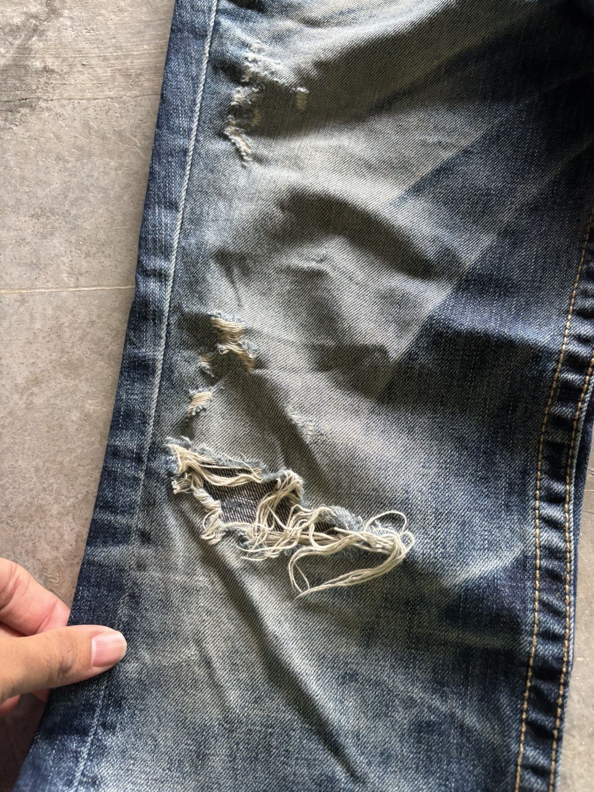 Hysteric Glamour × If Six Was Nine y2k distressed rusty lolita japanese denim Size US 33 - 14 Thumbnail
