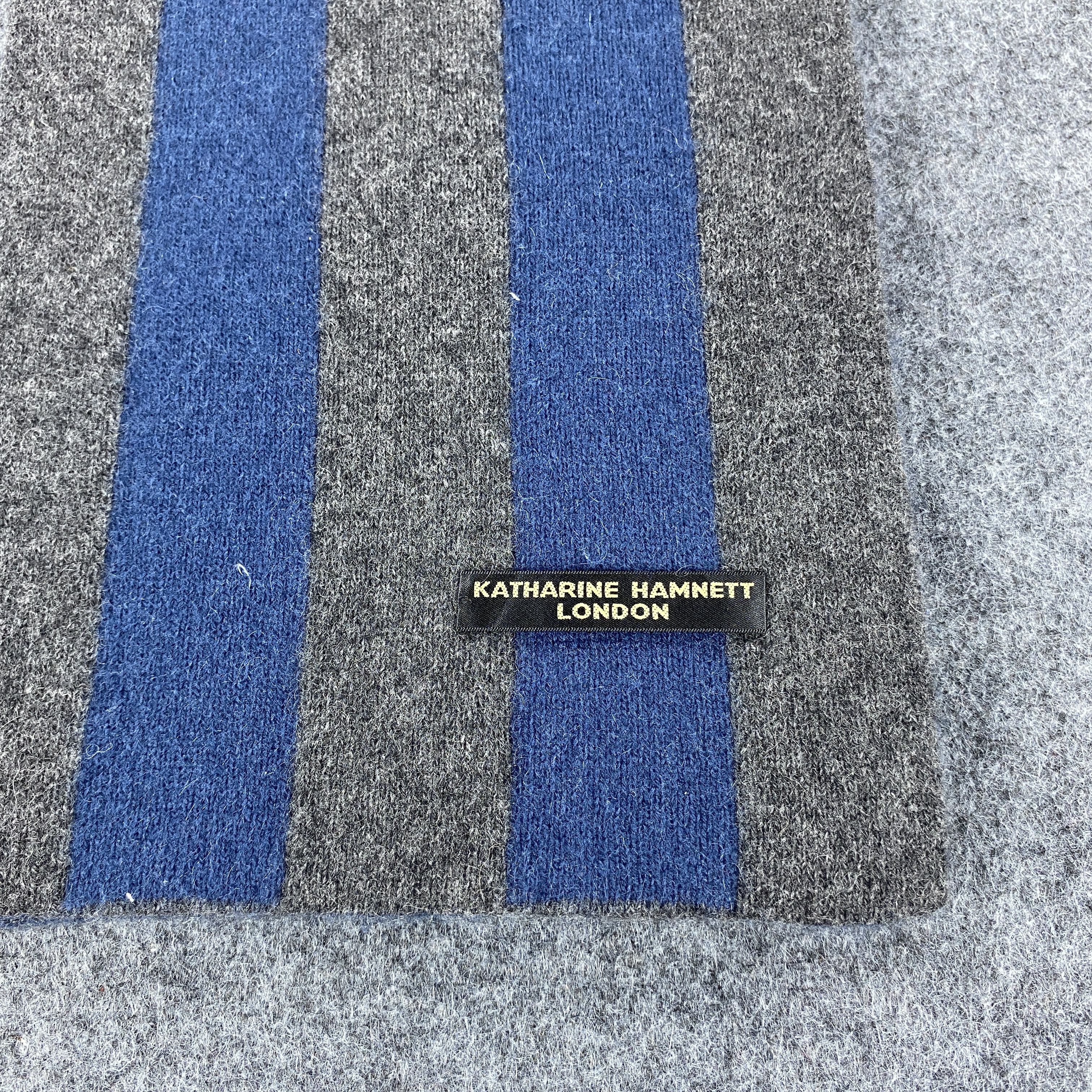 Katharine Hamnett London × Vintage Katharine Hamnett London Scarf # Muffler # Neckwear # D415 Size ONE SIZE - 2 Thumbnail