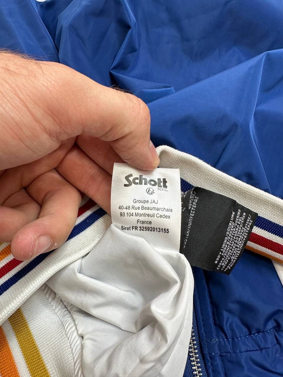 Schott Schott NYC AC Nylon Bomber Jacket Size S / US 4 / IT 40 - 4 Thumbnail