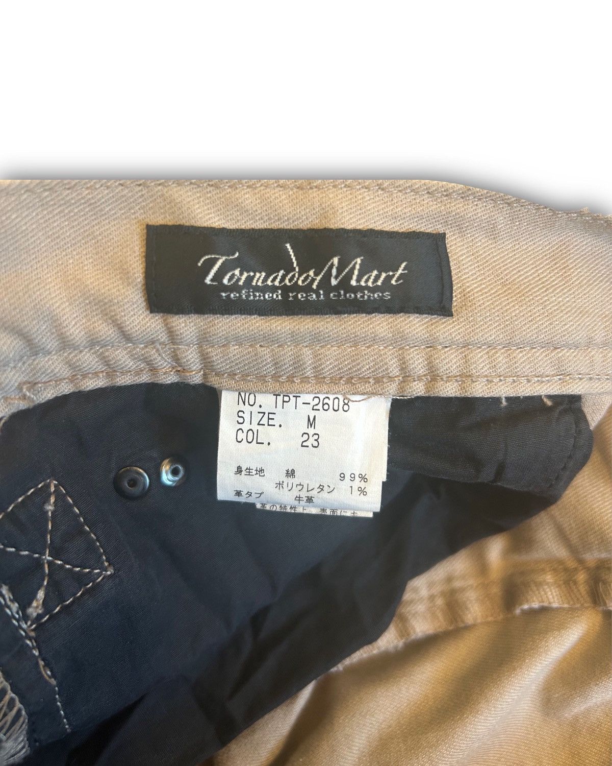 Japanese Brand Tornado Mart Flared Cargo Pants Size US 28 / EU 44 - 3 Thumbnail