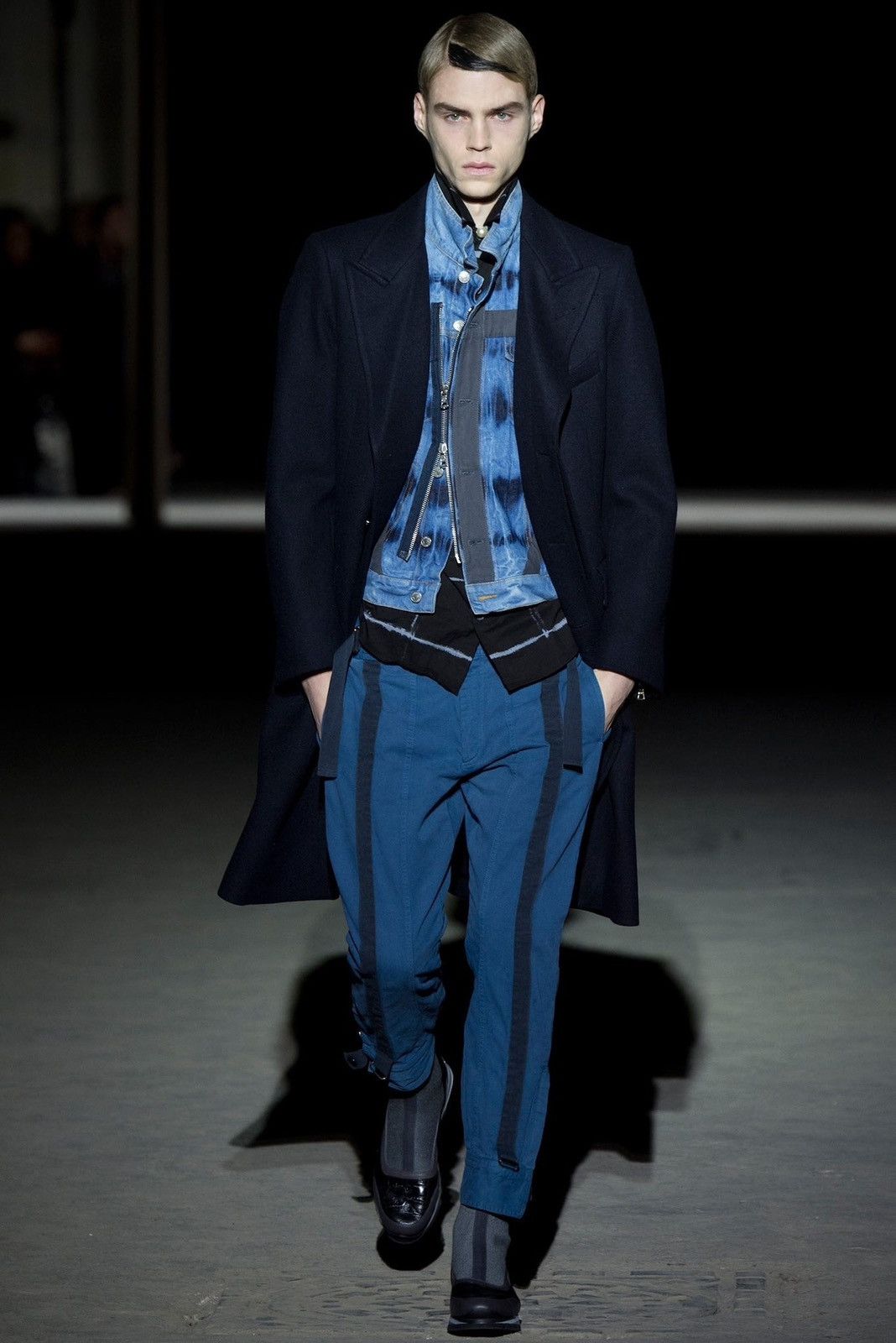 Dries Van Noten DRIES VAN NOTEN FW2014 Bondage Denim Trucker Jacket Size US S / EU 44-46 / 1 - 2 Thumbnail