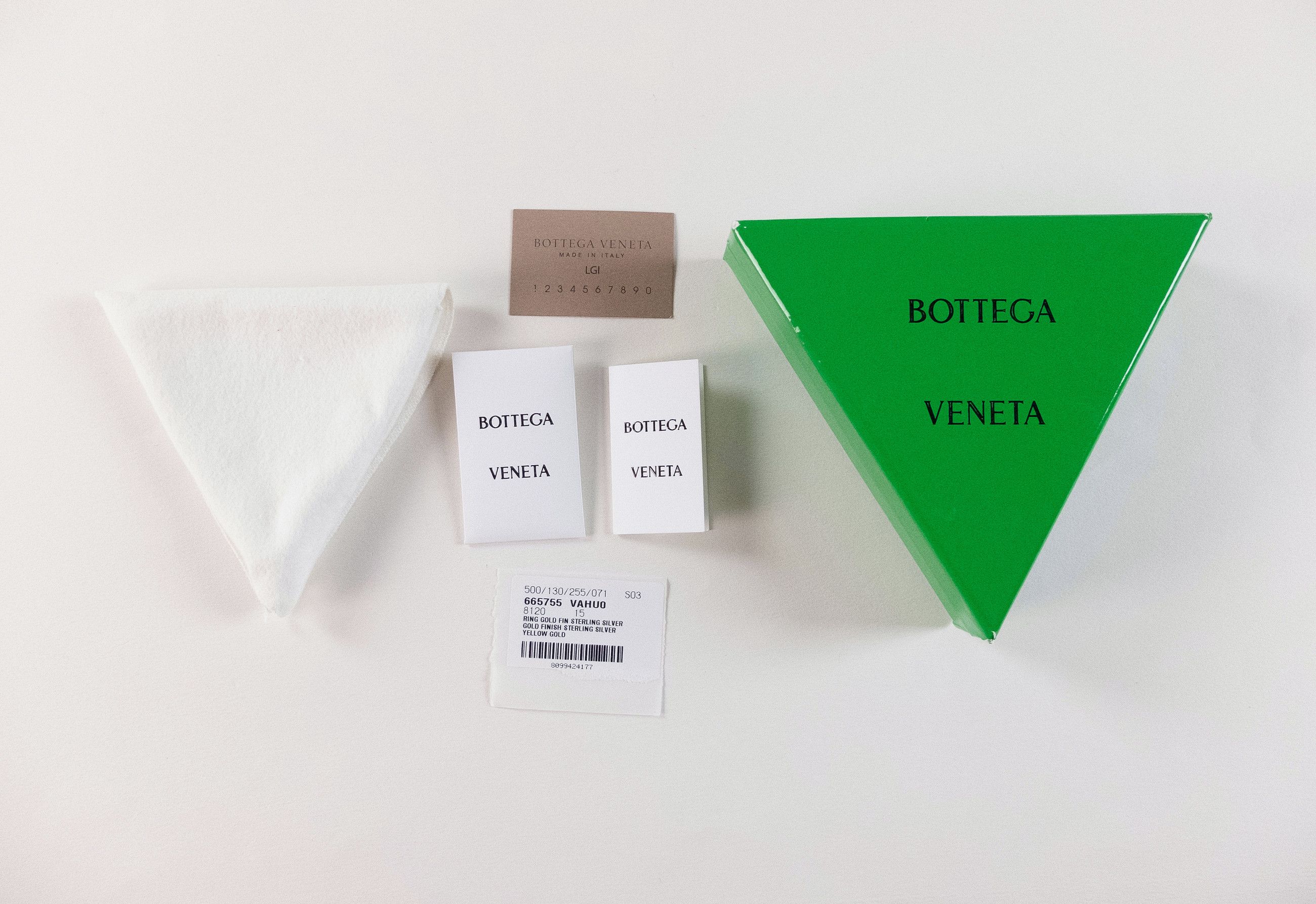 Bottega Veneta BOTTEGA VENETA Raise Sterling silver sculptural ring 7 15 q Size ONE SIZE - 12 Thumbnail