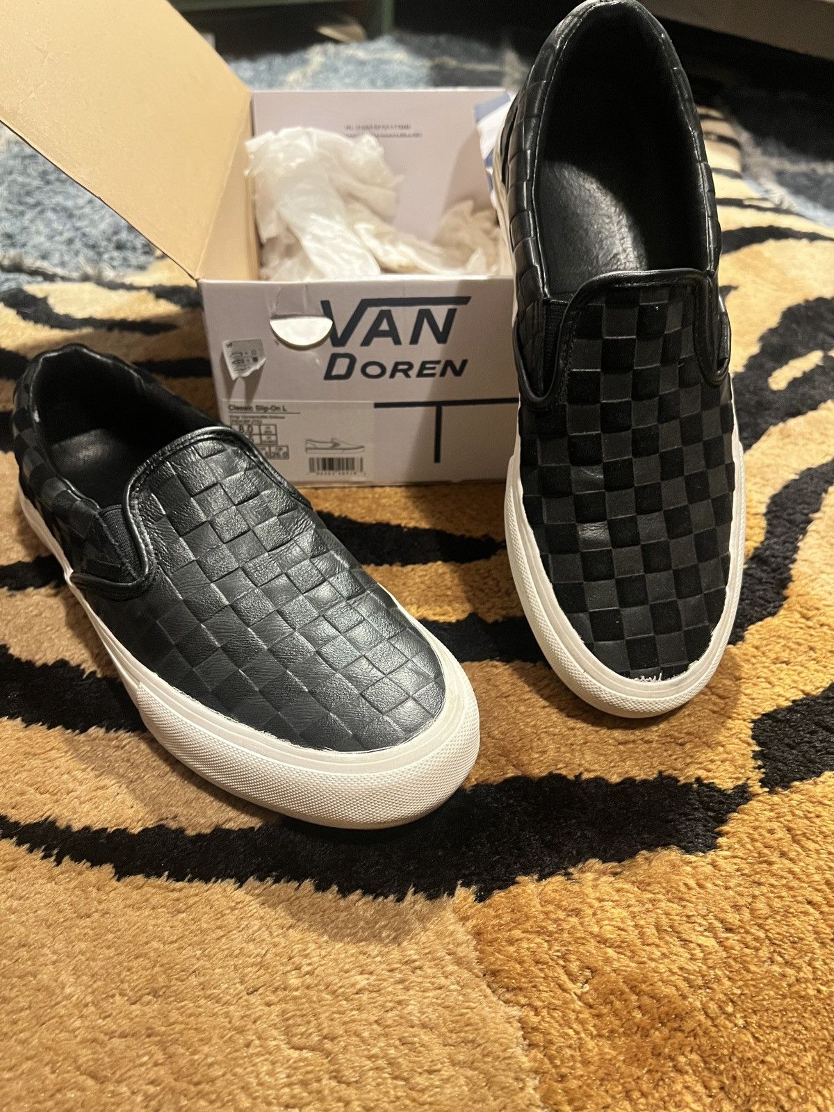 Vans Engineered Garments x Vans Leather Slip-on’s Size US 8 / EU 41 - 3 Thumbnail