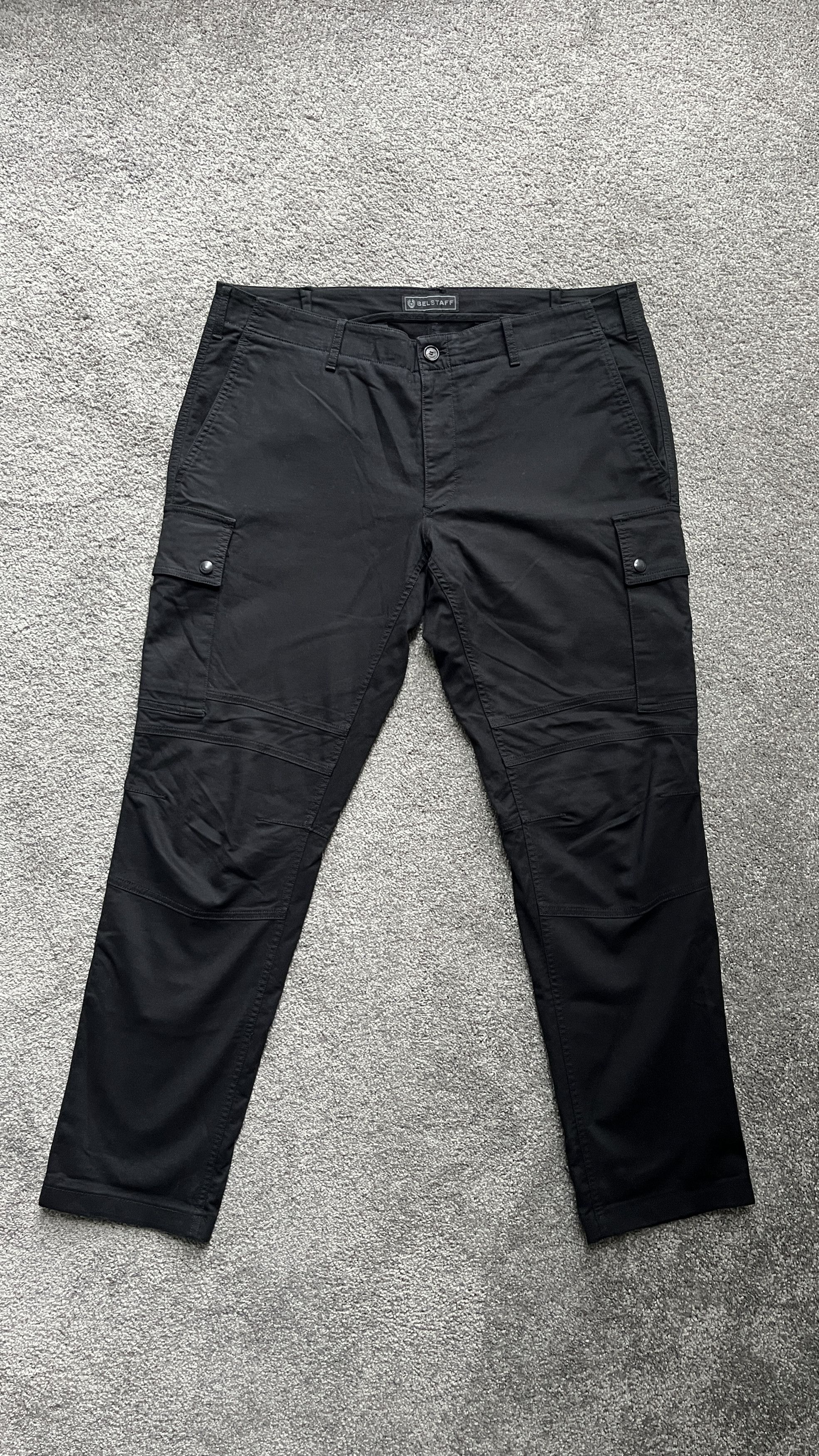 Belstaff Belstaff Cargo Trousers Black Size 52, 36" Size US 36 / EU 52 - 1 Thumbnail