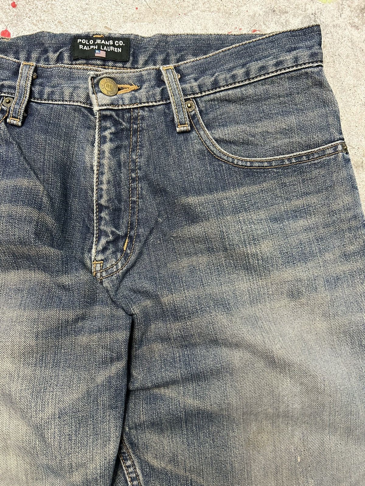 Polo Ralph Lauren Ralph Lauren Vintage Ripped Denim Jeans Size US 34 / EU 50 - 7 Thumbnail